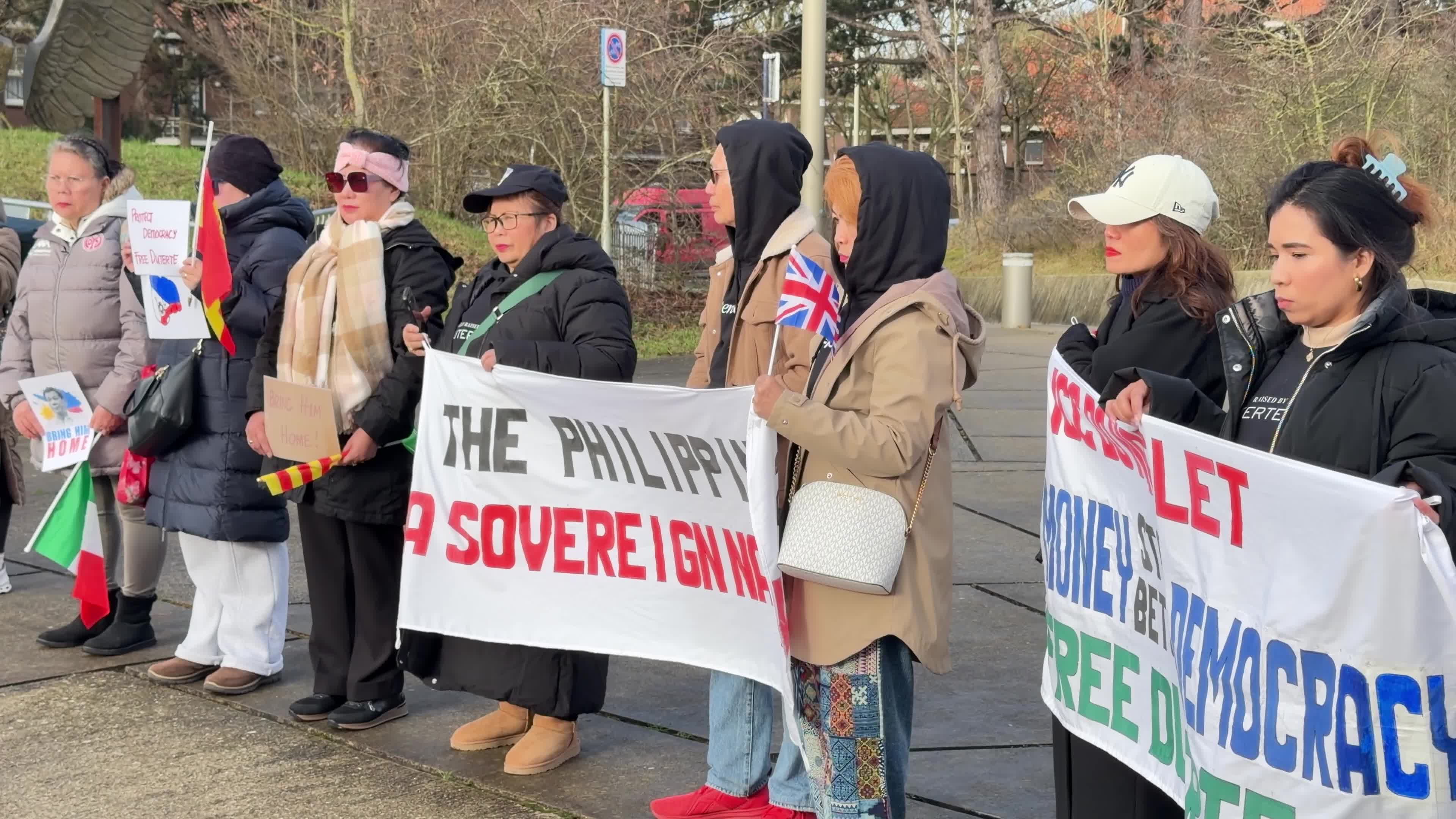 Former Philippine President Duterte at Center of Long-Awaited ICC Hearing as Supporters Rally Outside