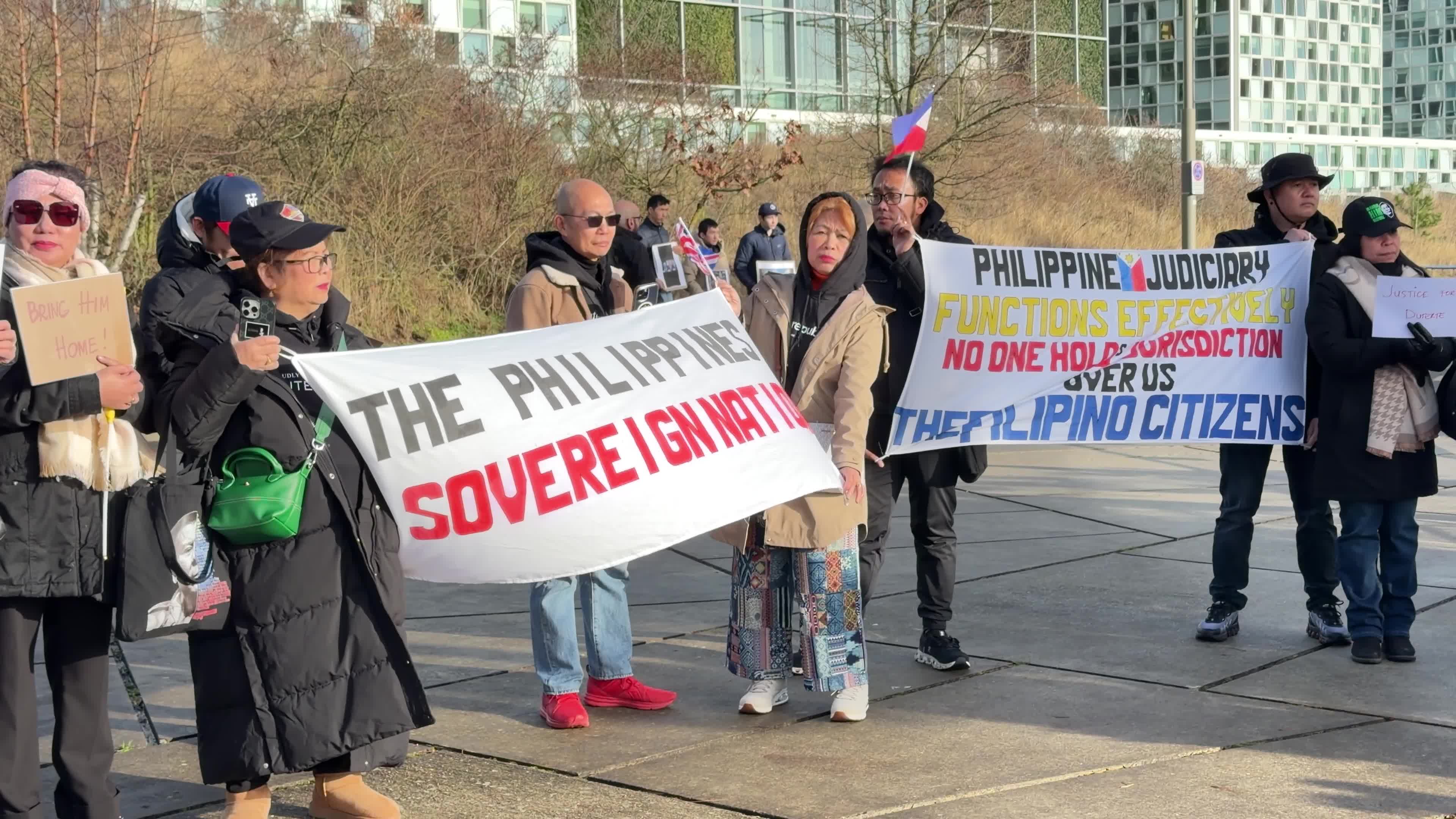 Former Philippine President Duterte at Center of Long-Awaited ICC Hearing as Supporters Rally Outside