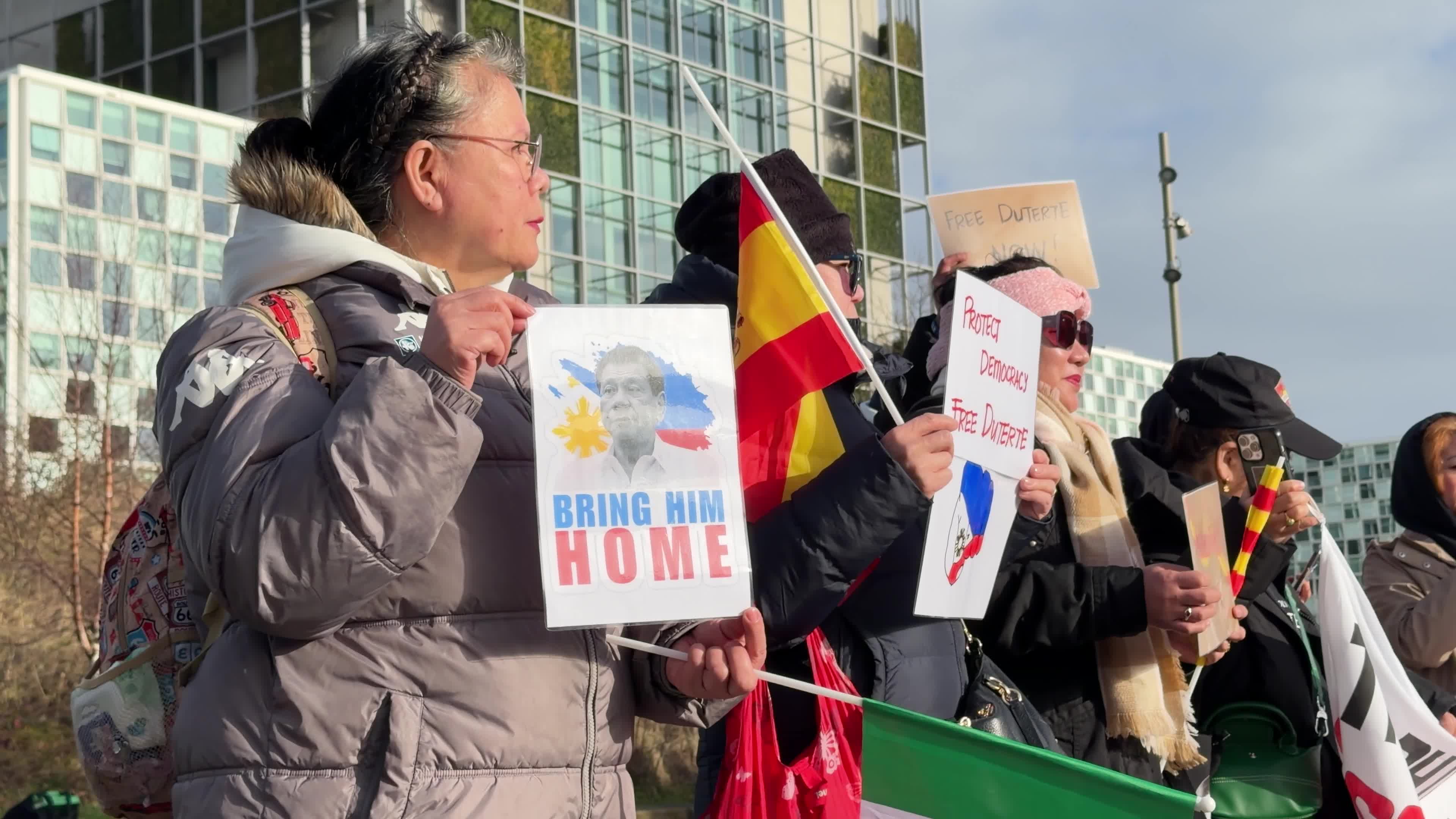 Former Philippine President Duterte at Center of Long-Awaited ICC Hearing as Supporters Rally Outside