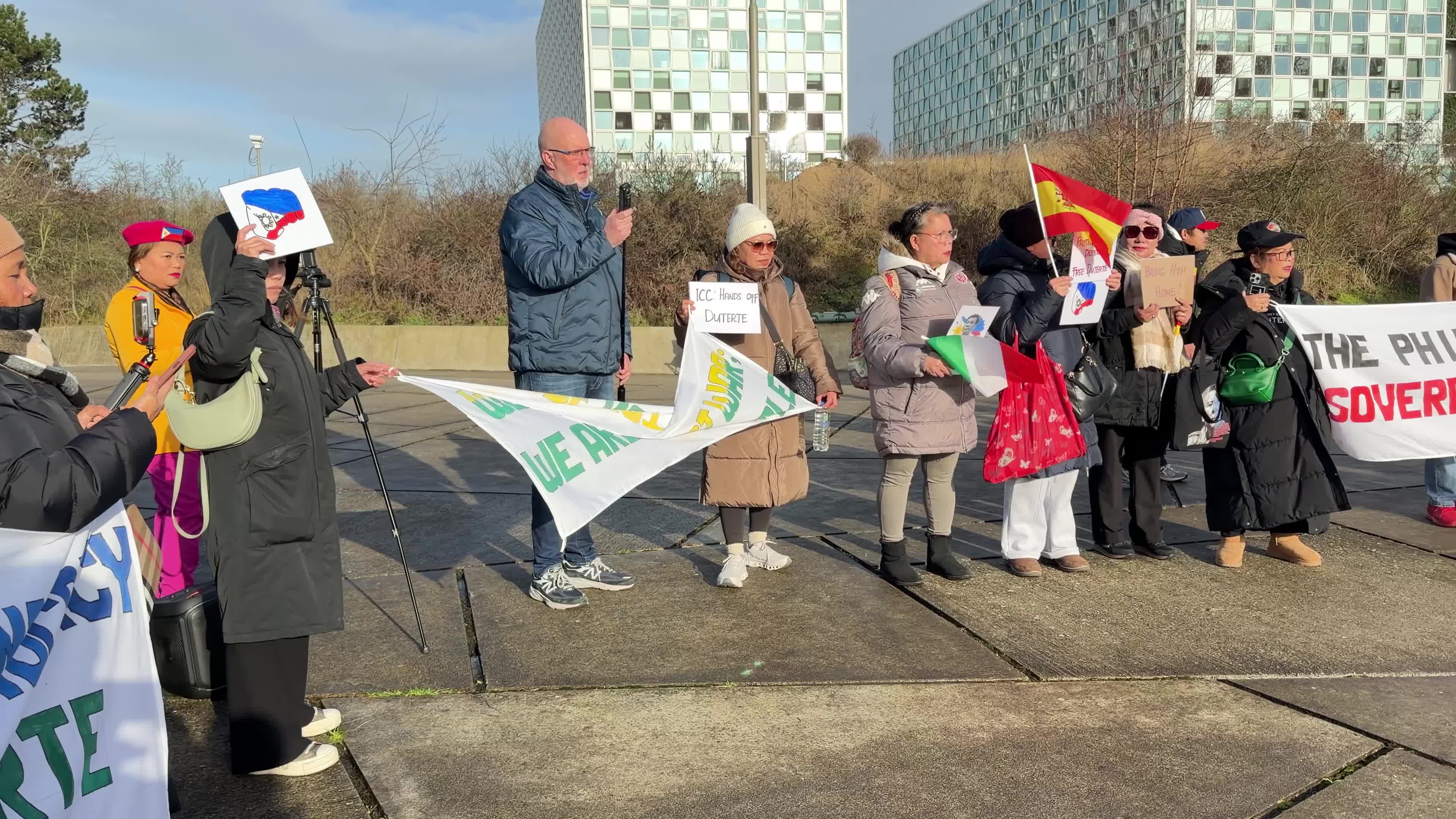 Former Philippine President Duterte at Center of Long-Awaited ICC Hearing as Supporters Rally Outside