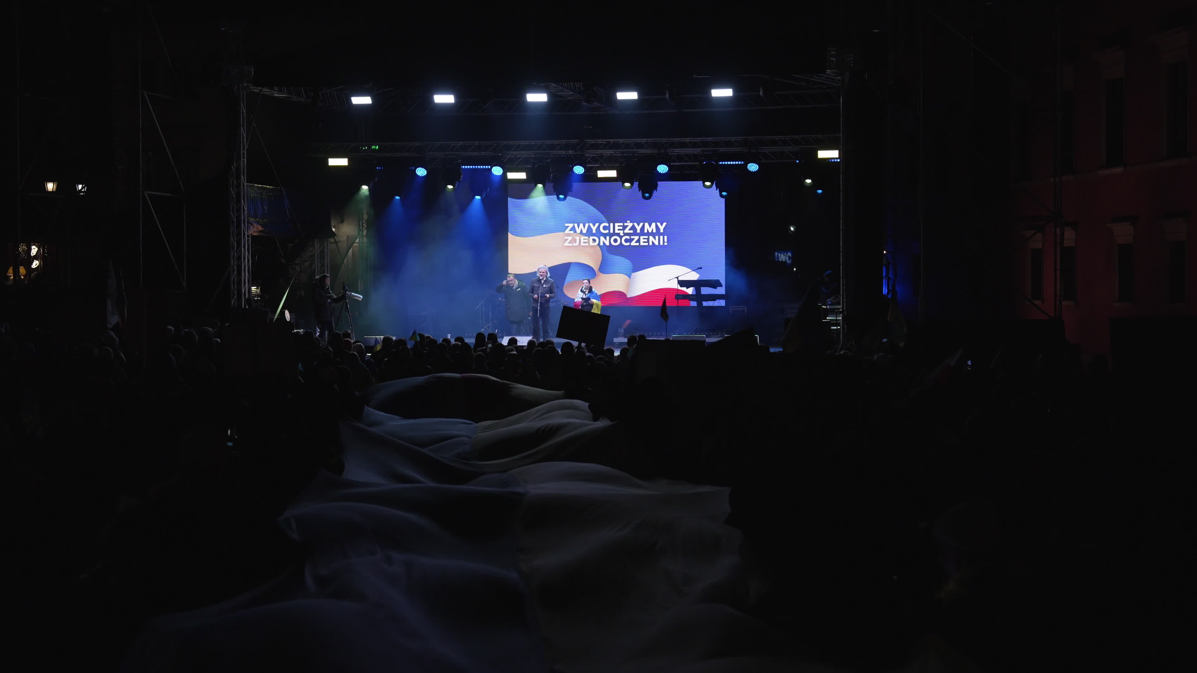 Ukrainians in Poland mark 4th anniversary of Russian invasion