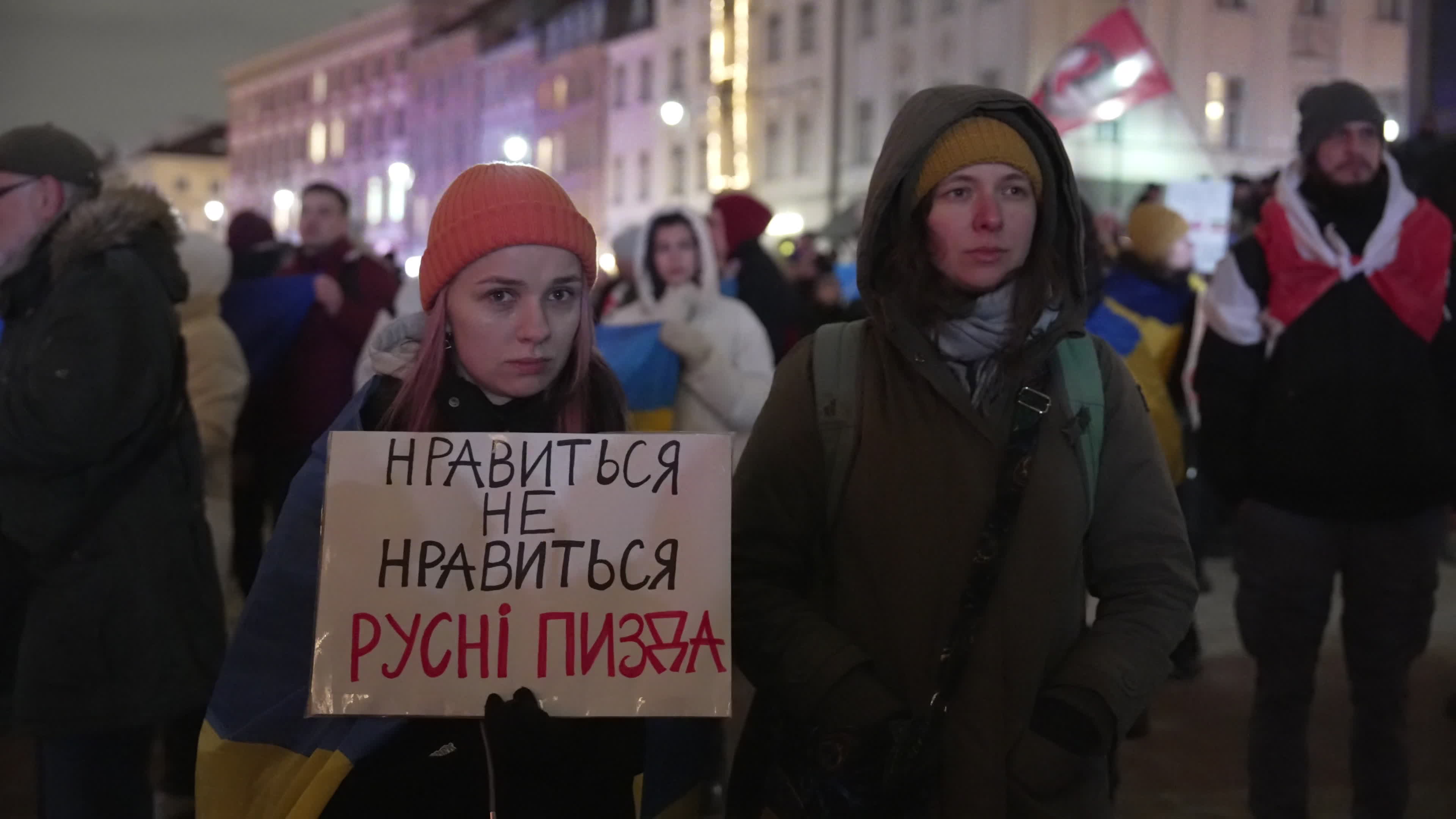 Ukrainians in Poland mark 4th anniversary of Russian invasion