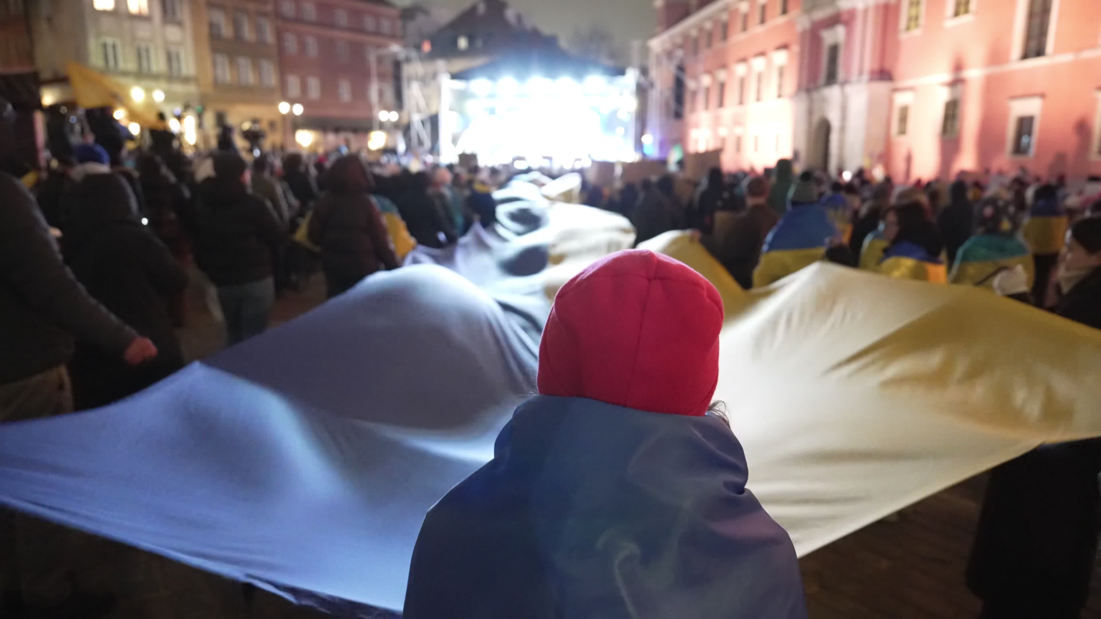 Ukrainians in Poland mark 4th anniversary of Russian invasion