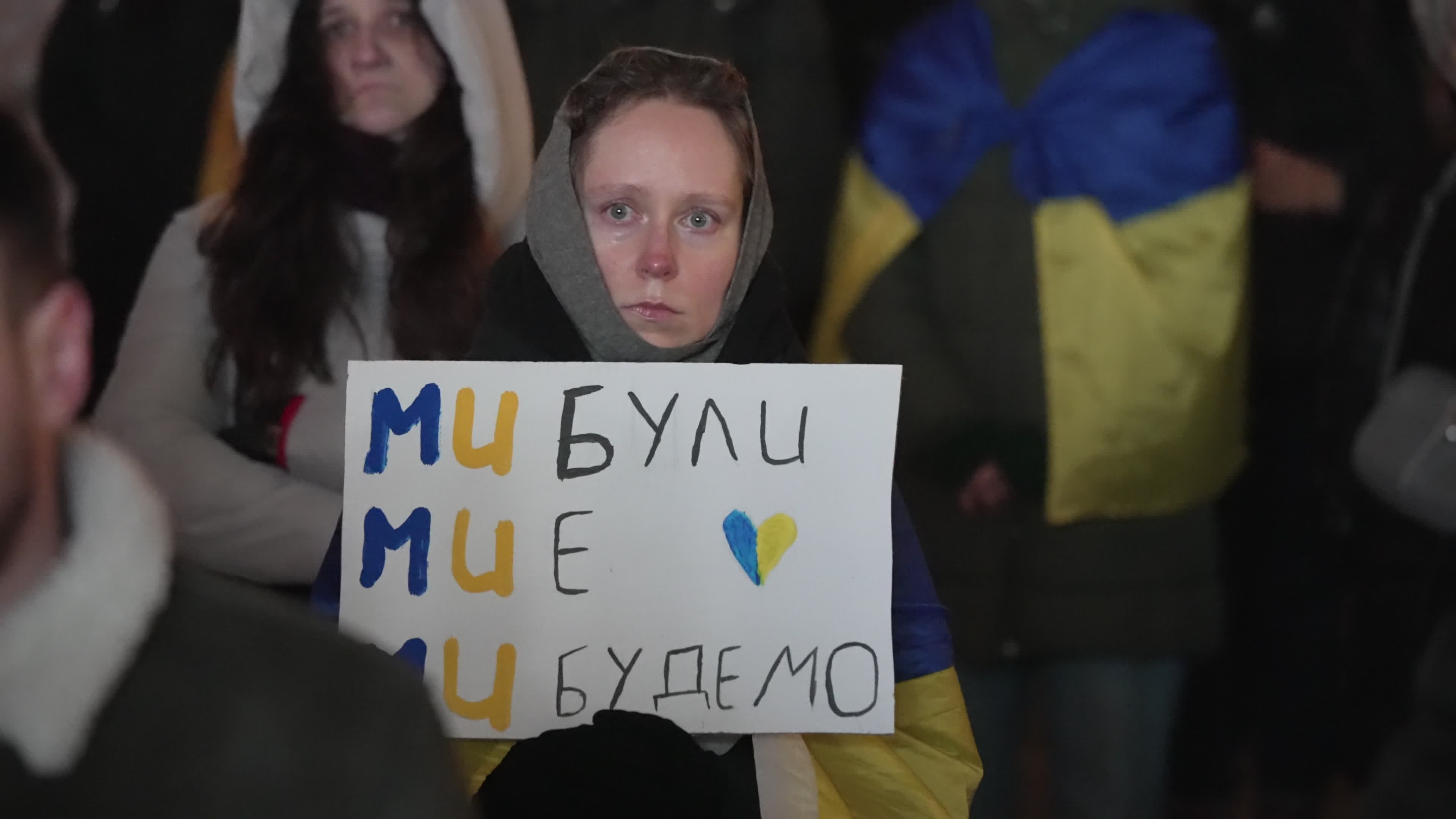 Ukrainians in Poland mark 4th anniversary of Russian invasion