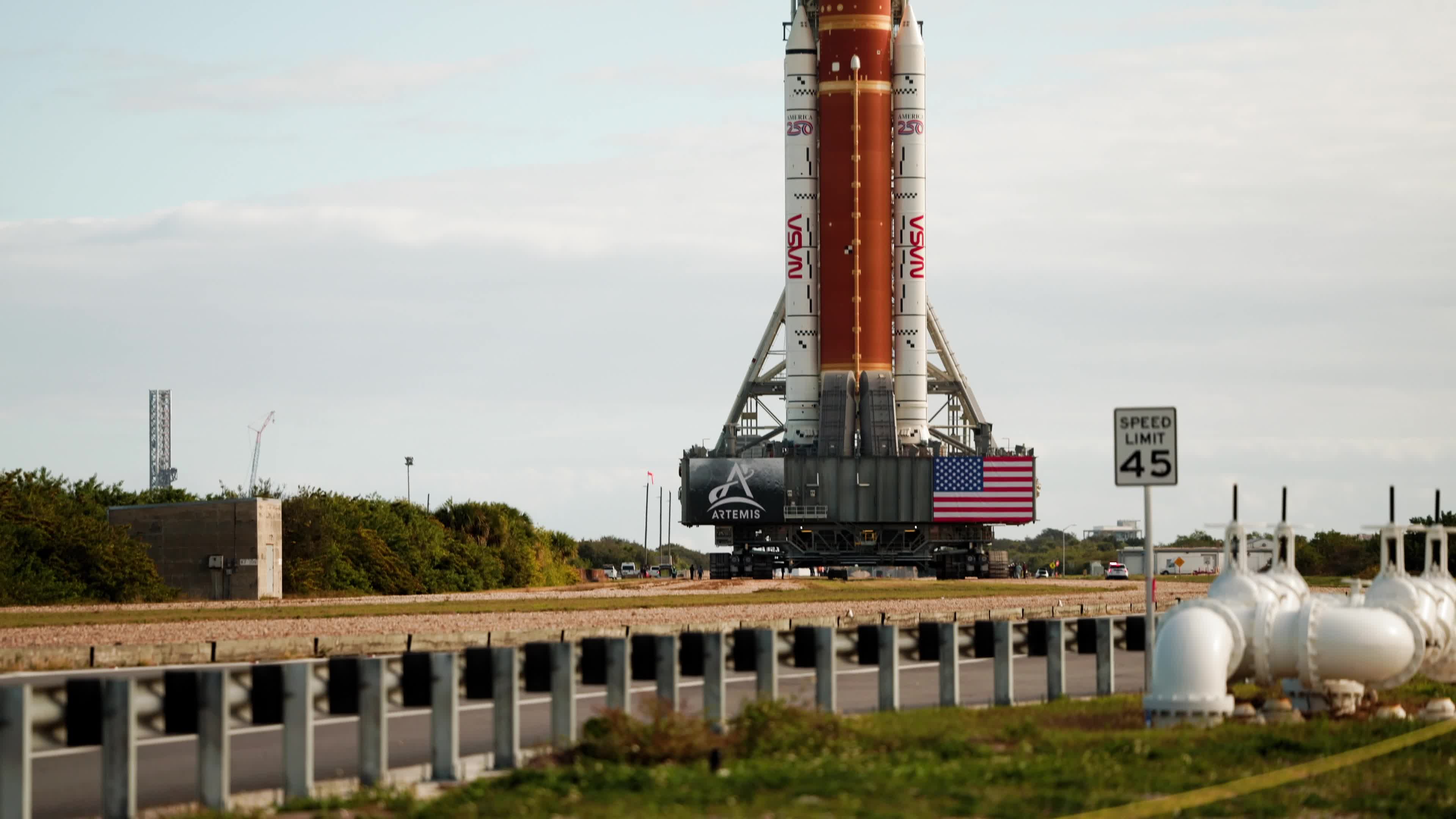 NASA Artemis II Rollout
