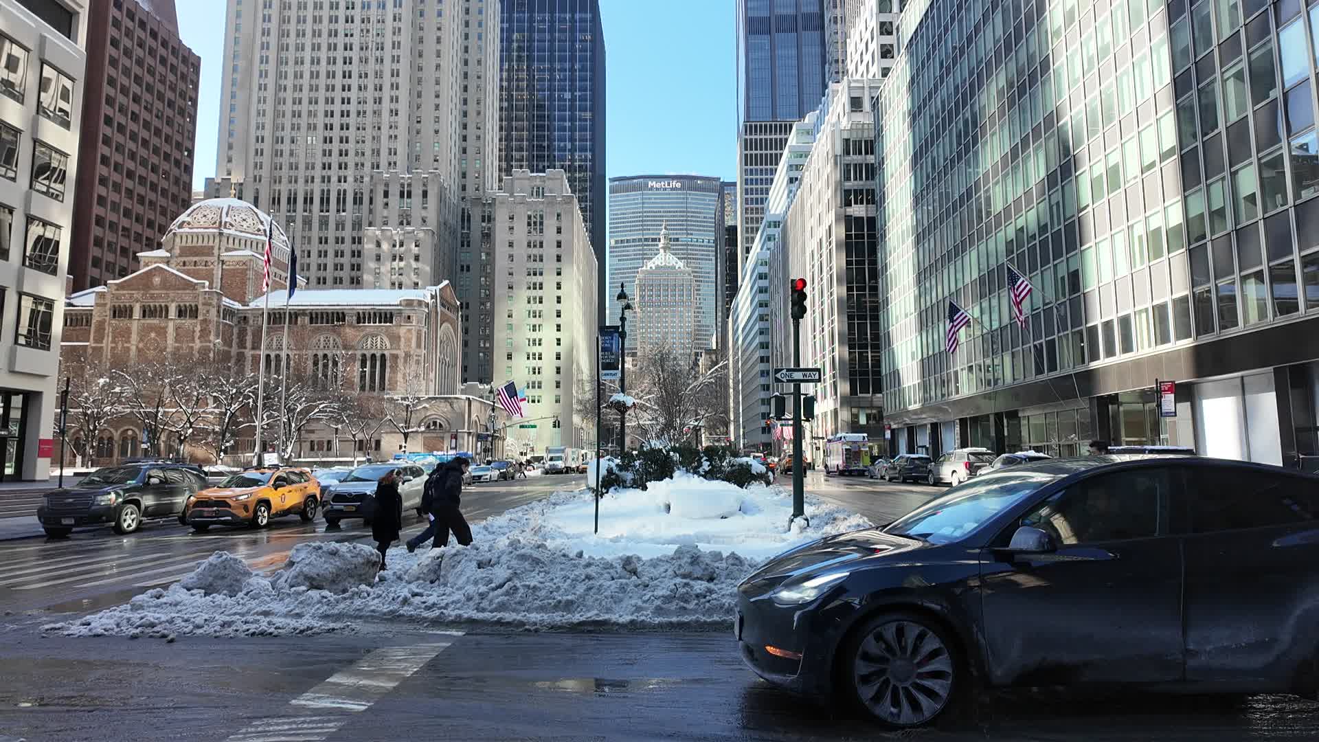 New York City Snow Aftermath