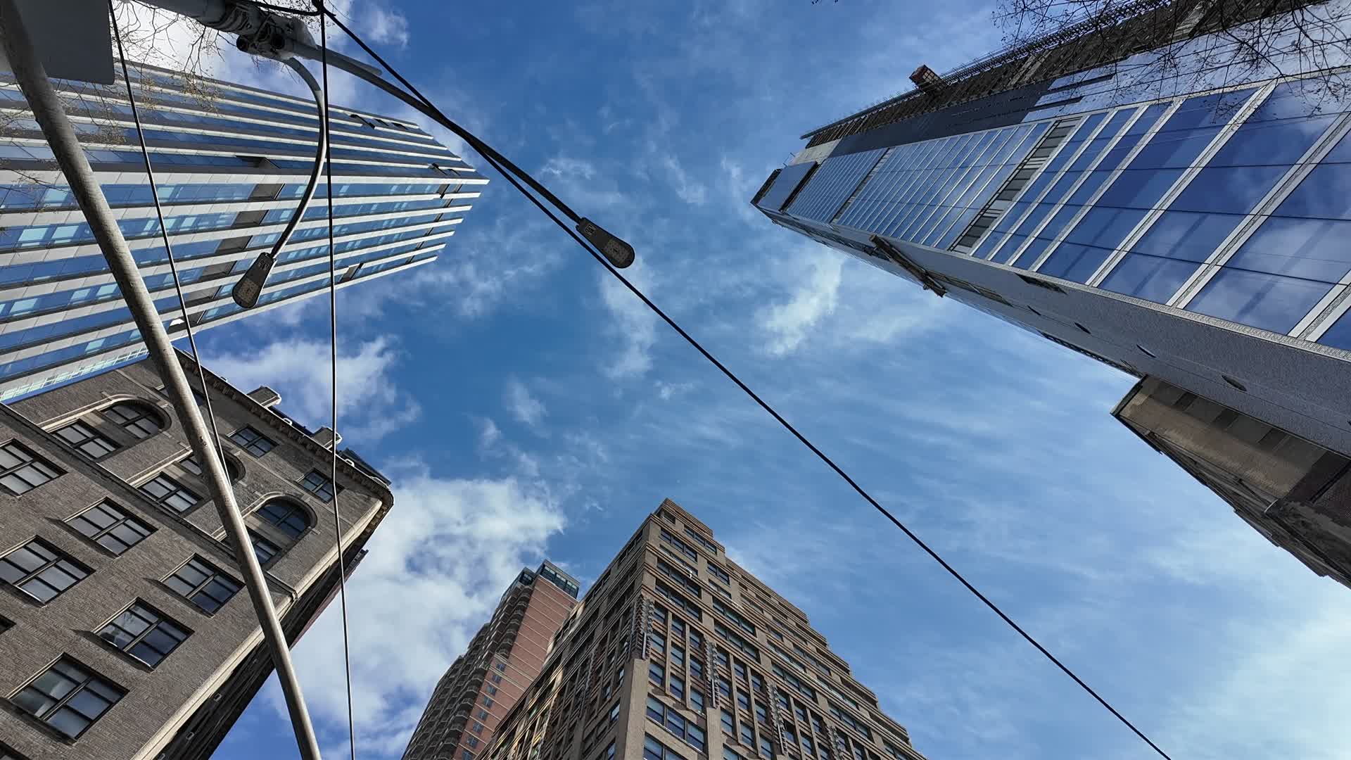 New York City Looking Up