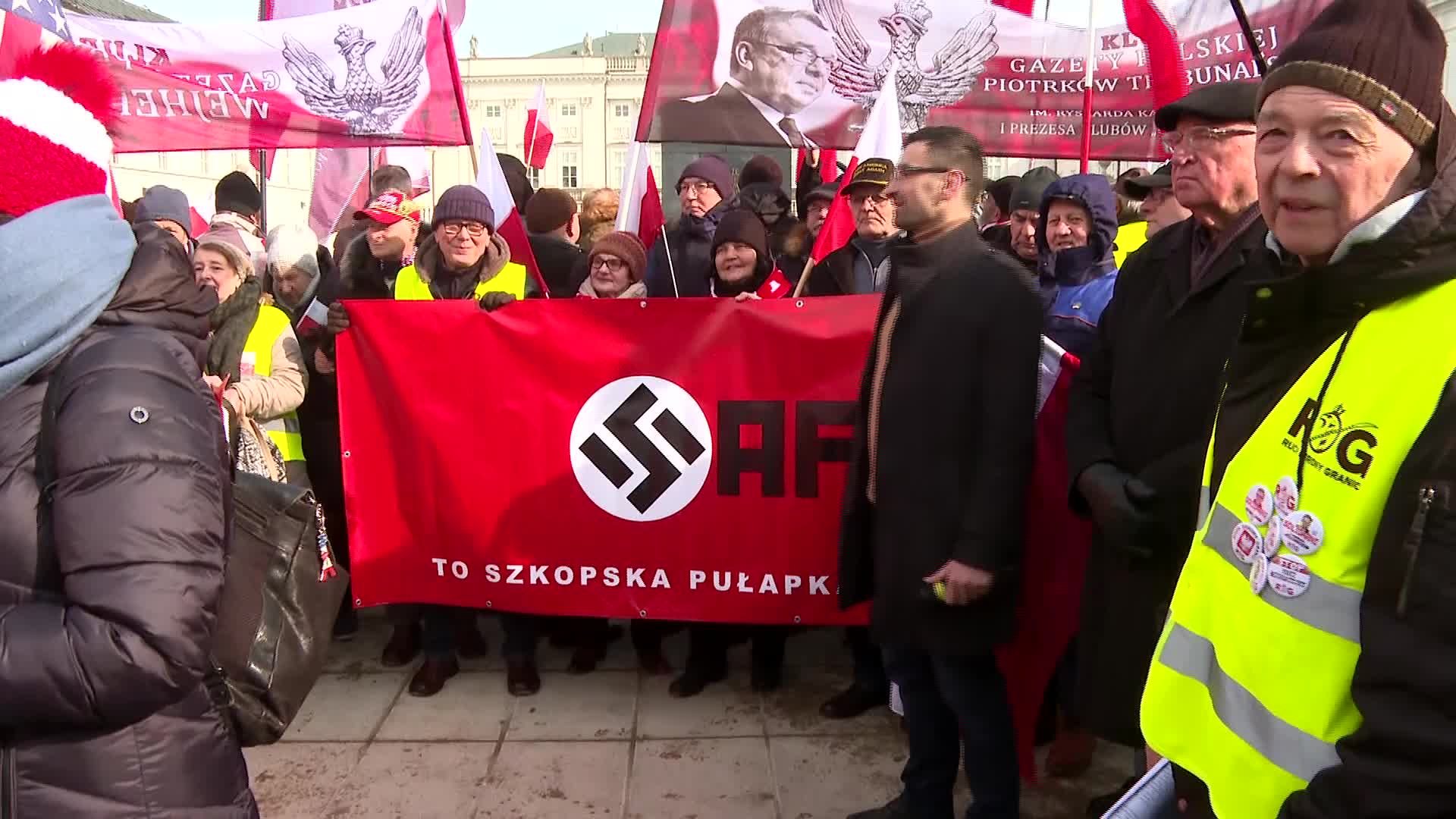 POLAND: SAFE is not safe Protest