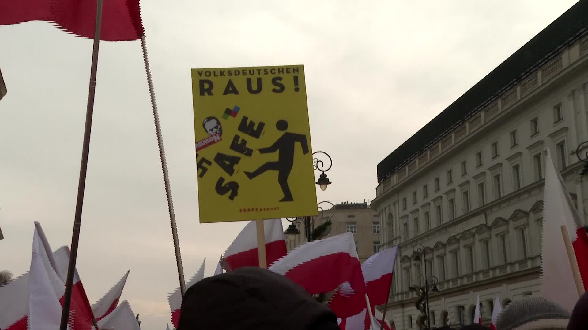 POLAND: SAFE is not safe Protest