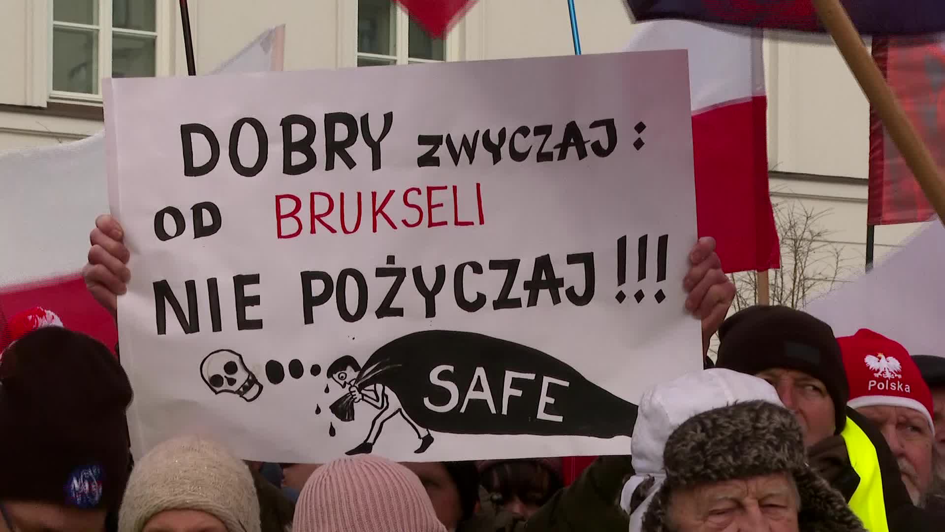 POLAND: SAFE is not safe Protest