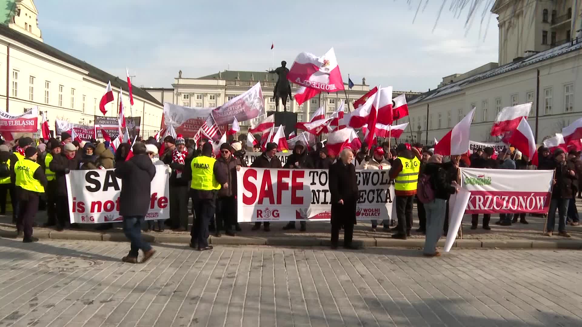 POLAND: SAFE is not safe Protest