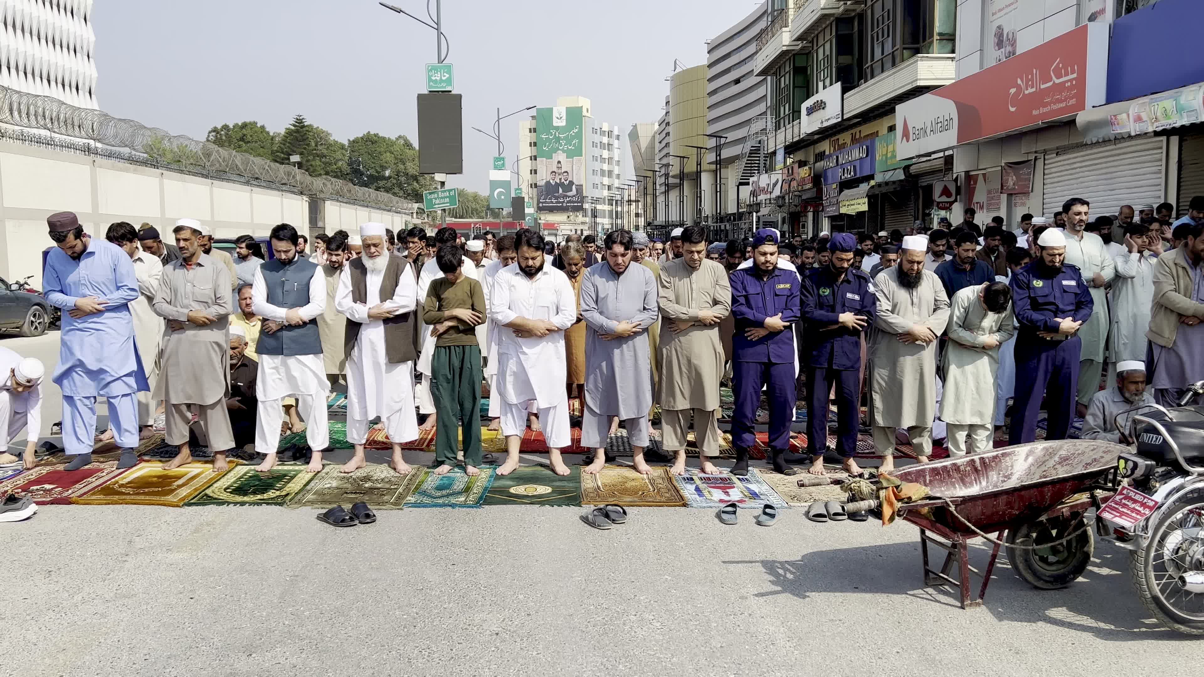 Muslims gather for the second Friday prayers of Ramadan across Pakistan
