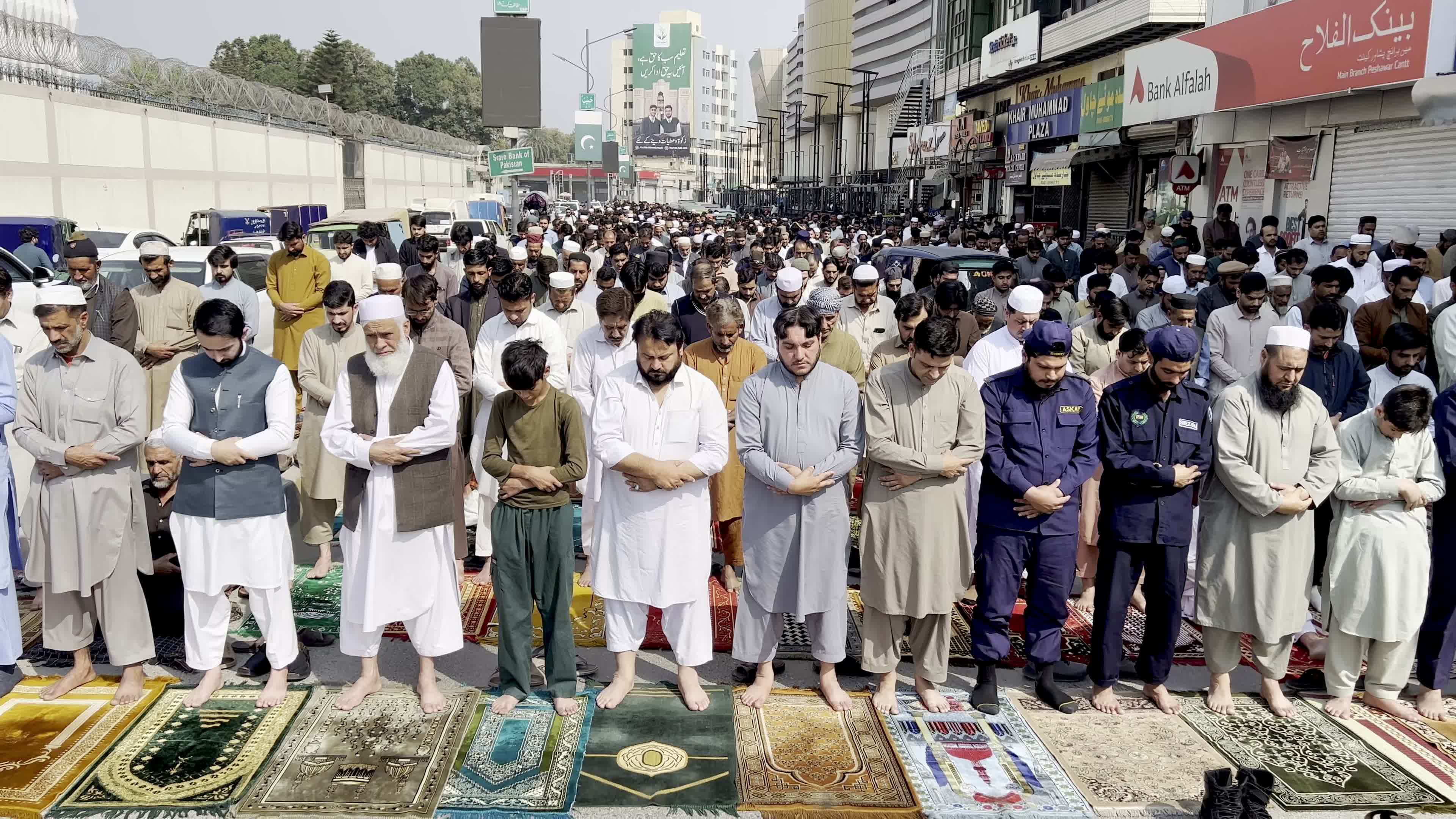Muslims gather for the second Friday prayers of Ramadan across Pakistan