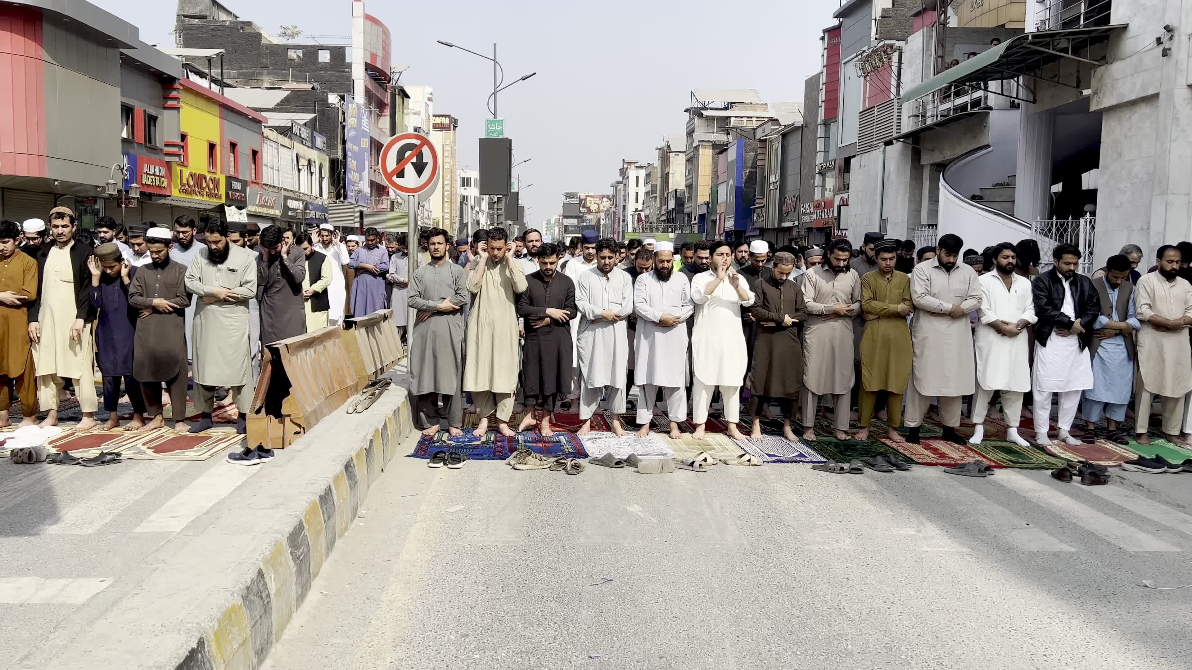 Muslims gather for the second Friday prayers of Ramadan across Pakistan