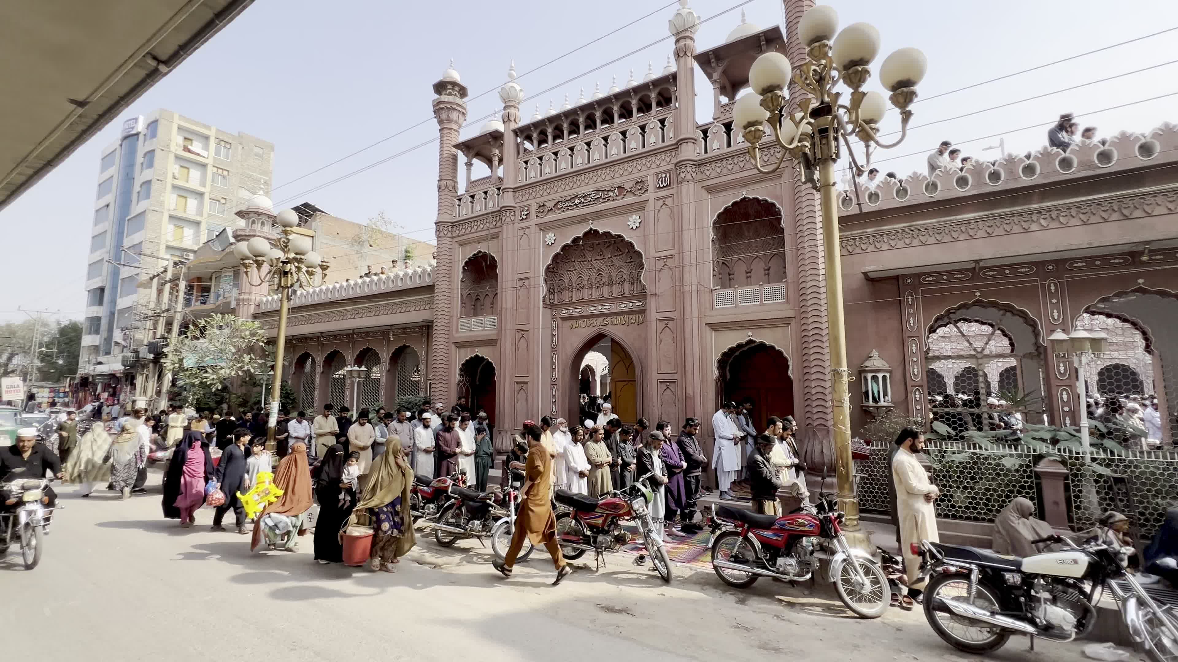 Muslims gather for the second Friday prayers of Ramadan across Pakistan