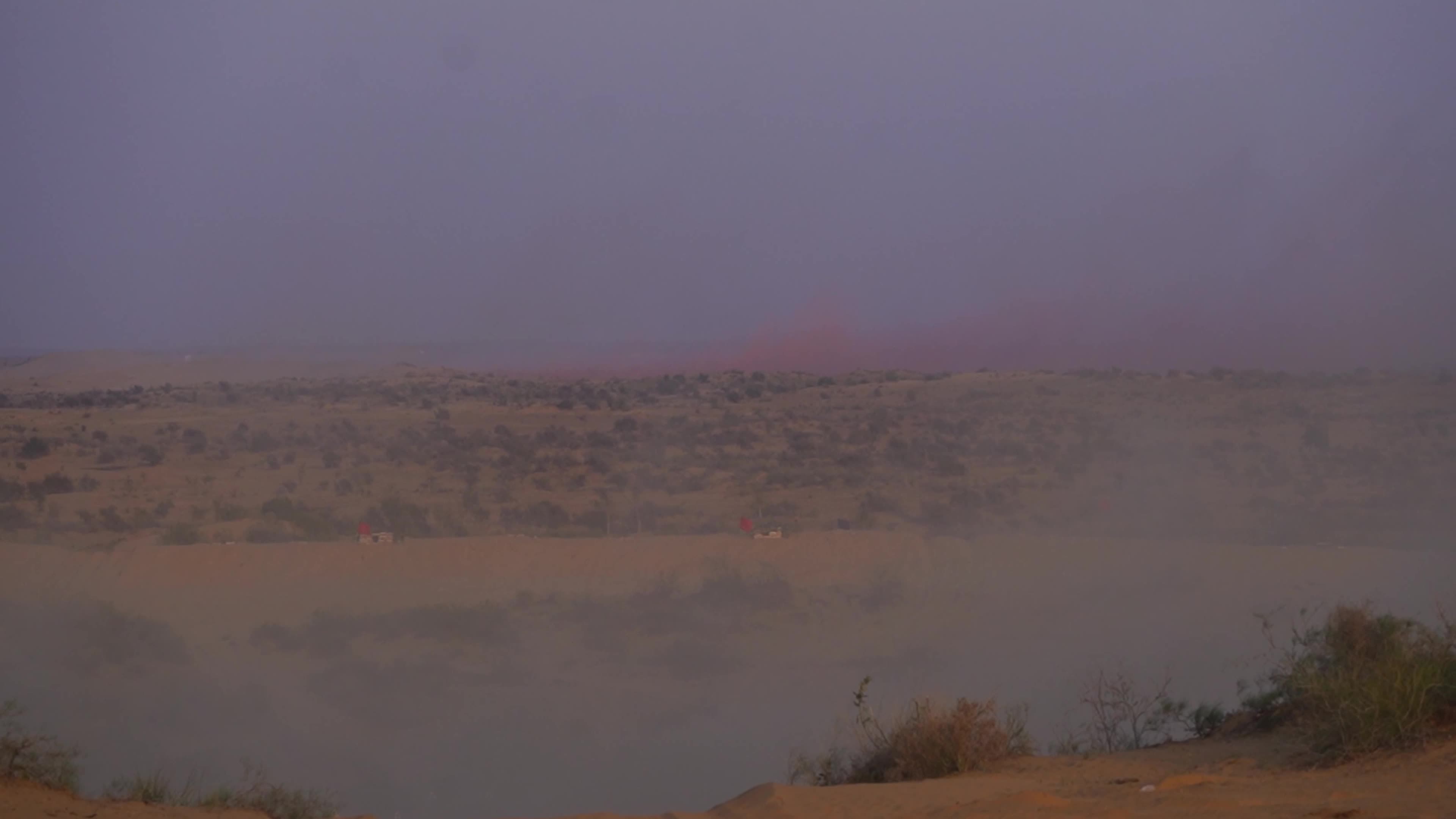 Indian Army and Air Defense show Live weapons display as part of "Exercise Kharga Shakti 2026" at Mahajan Field Firing Range