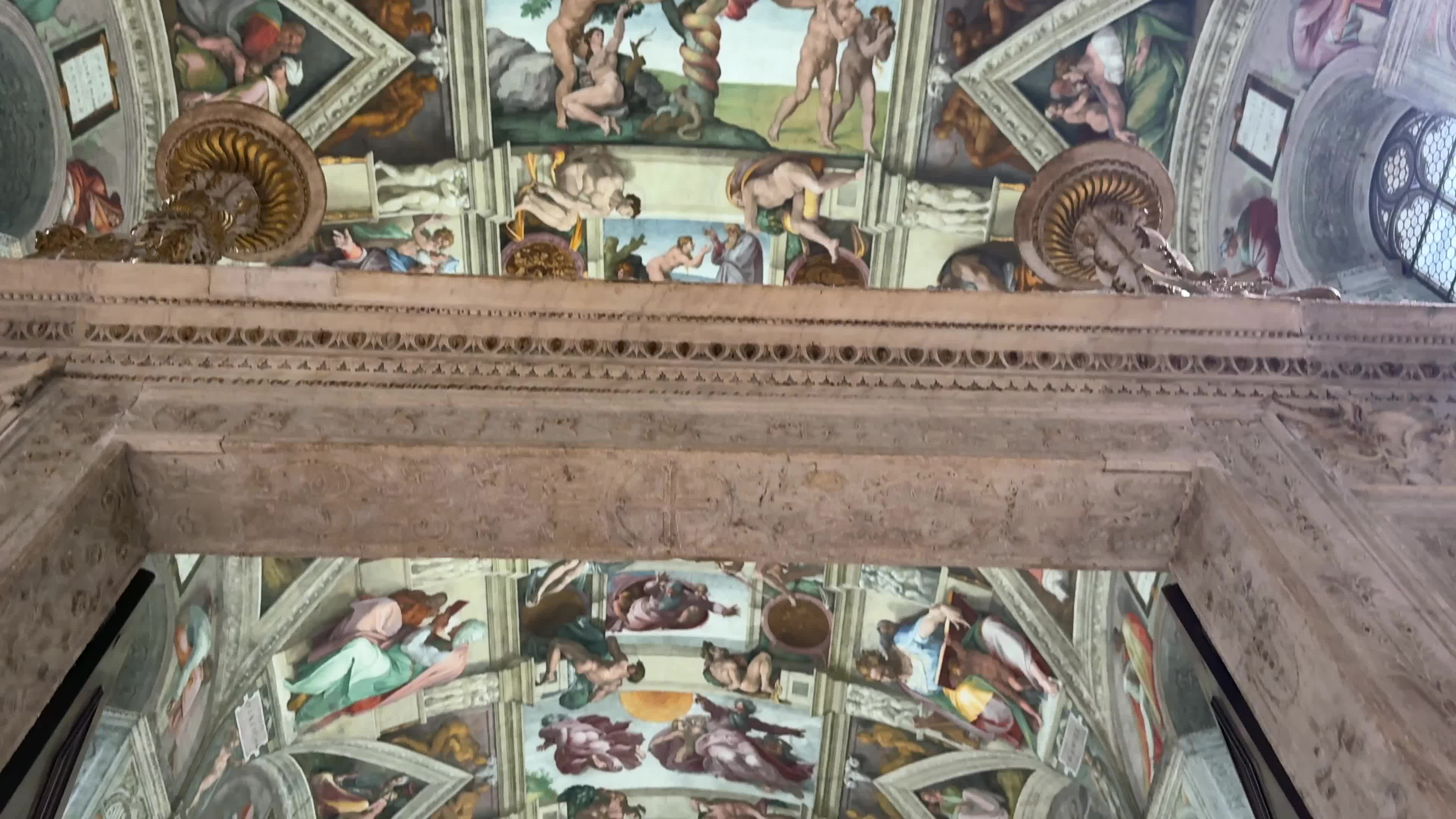 Extraordinary Maintenance Of Michelangelo's 'Last Judgement' In The Sistine Chapel, On February 28, 2026 In Vatican City, Vatican.