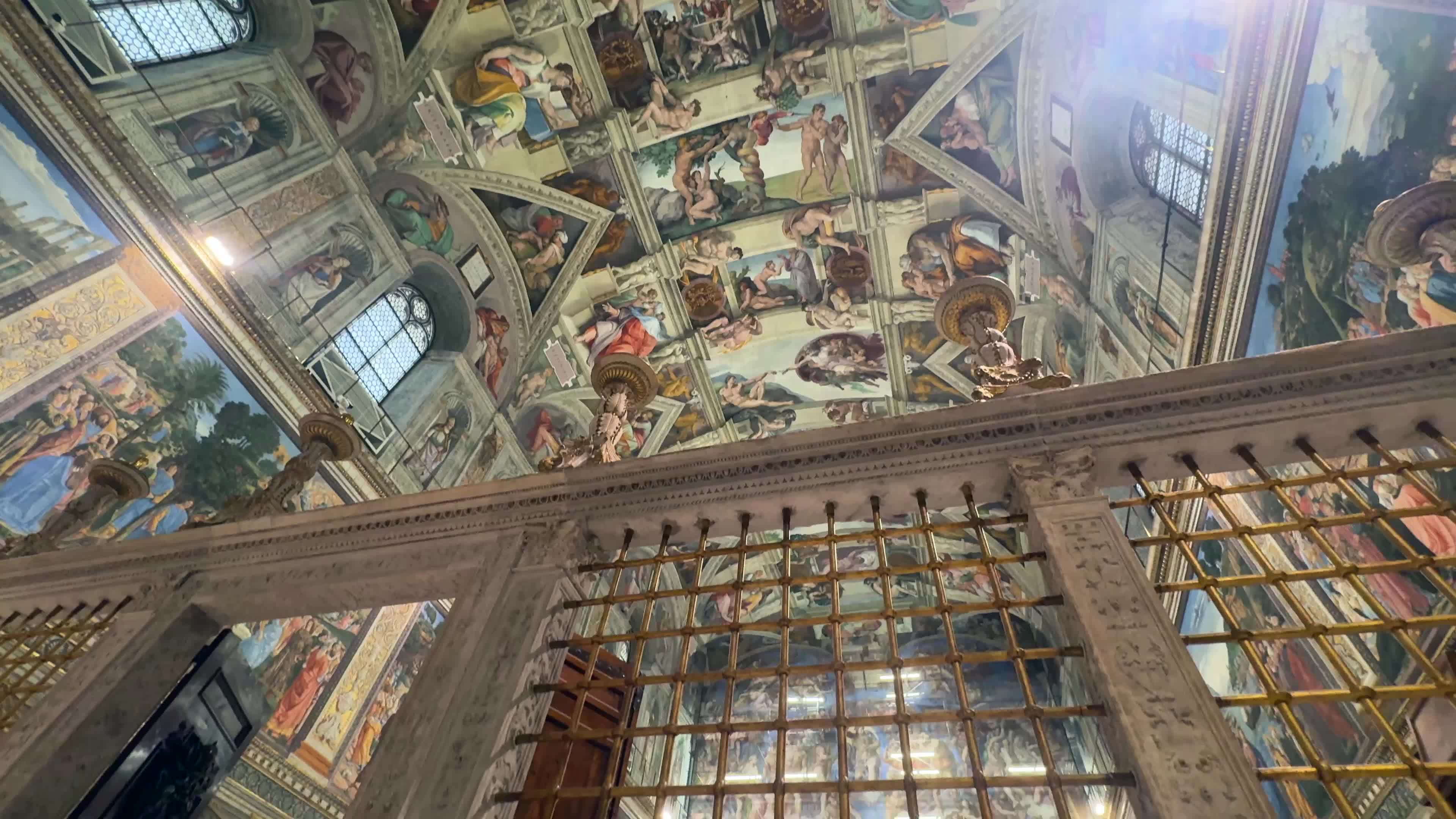 Extraordinary Maintenance Of Michelangelo's 'Last Judgement' In The Sistine Chapel, On February 28, 2026 In Vatican City, Vatican.