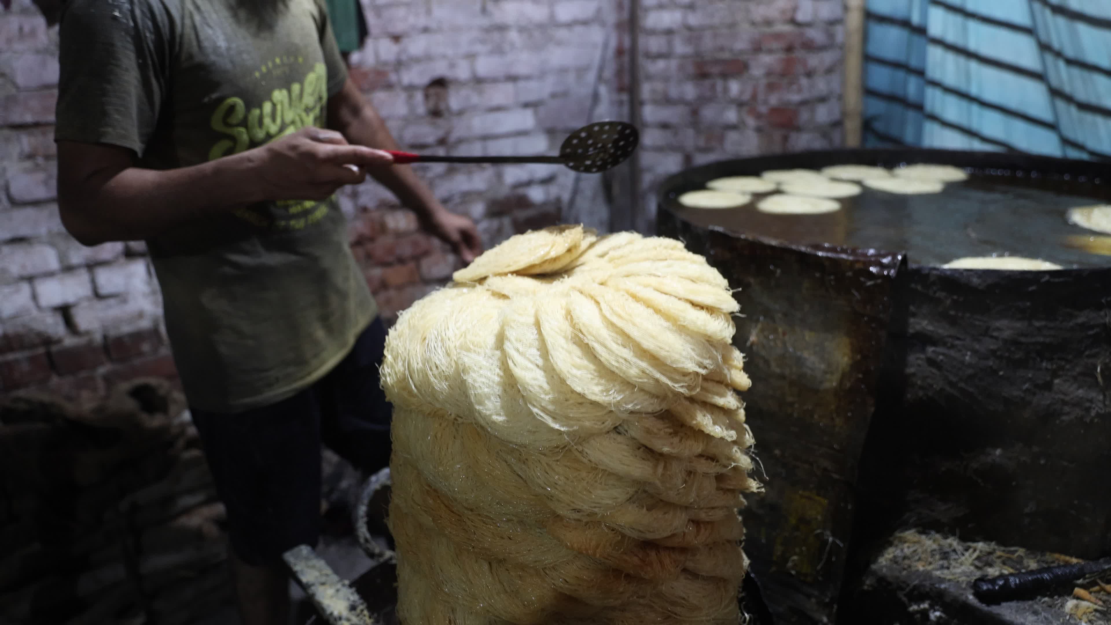 Vermicelli Making For Iftar During Ramdan In Kolkata, India