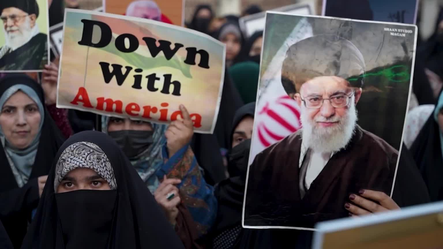 Protests in Kashmir Against US–Israel Strikes on Iran