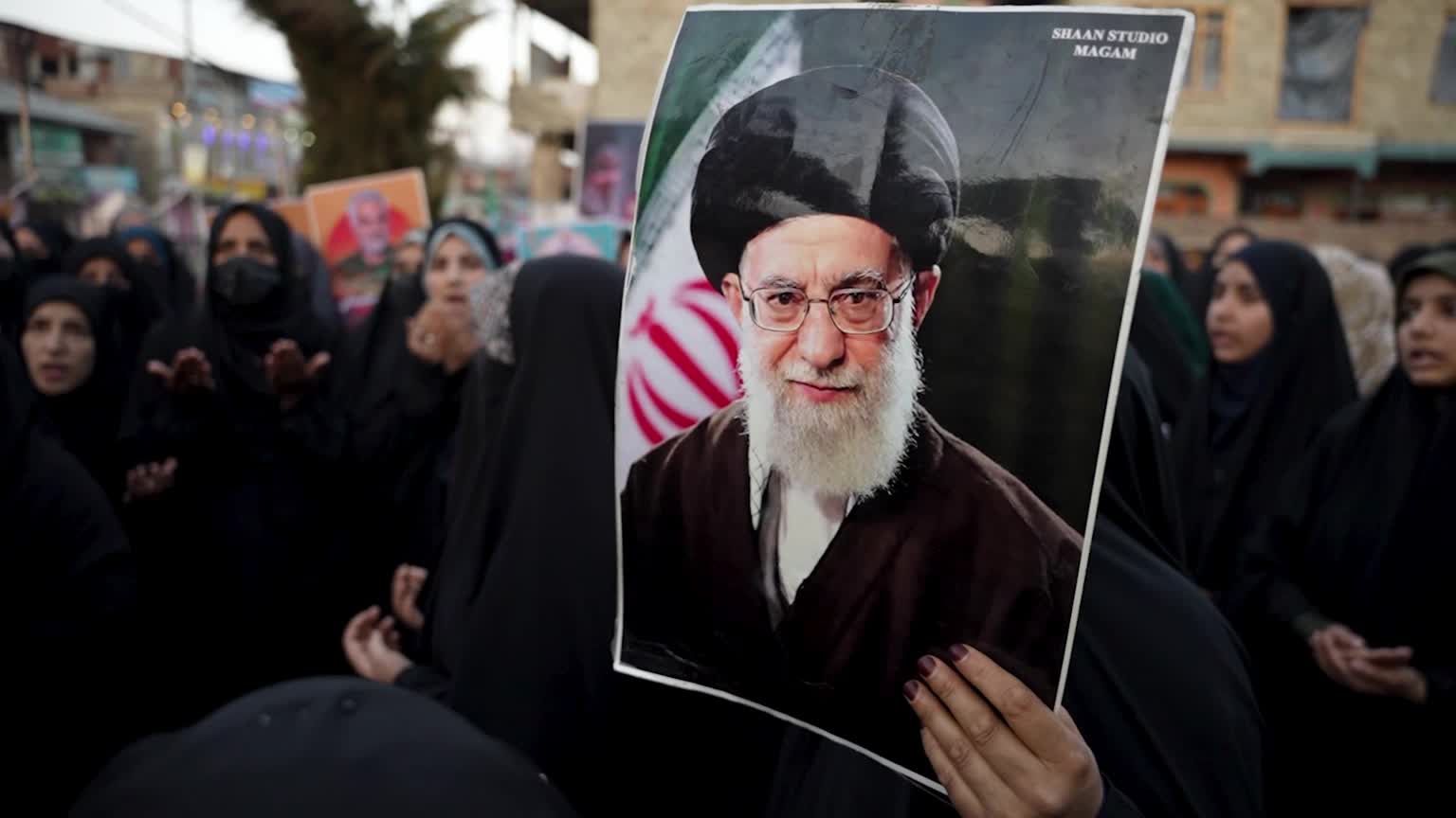 Protests in Kashmir Against US–Israel Strikes on Iran