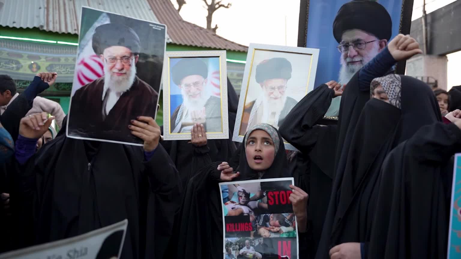 Protests in Kashmir Against US–Israel Strikes on Iran