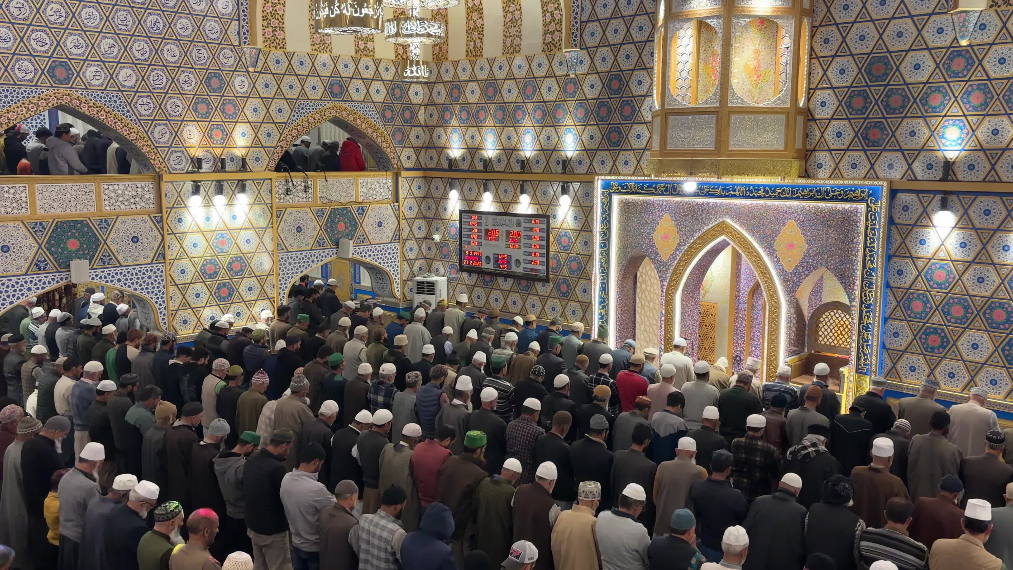 Ramadan Prayers at Hazratbal Shrine, Kashmir