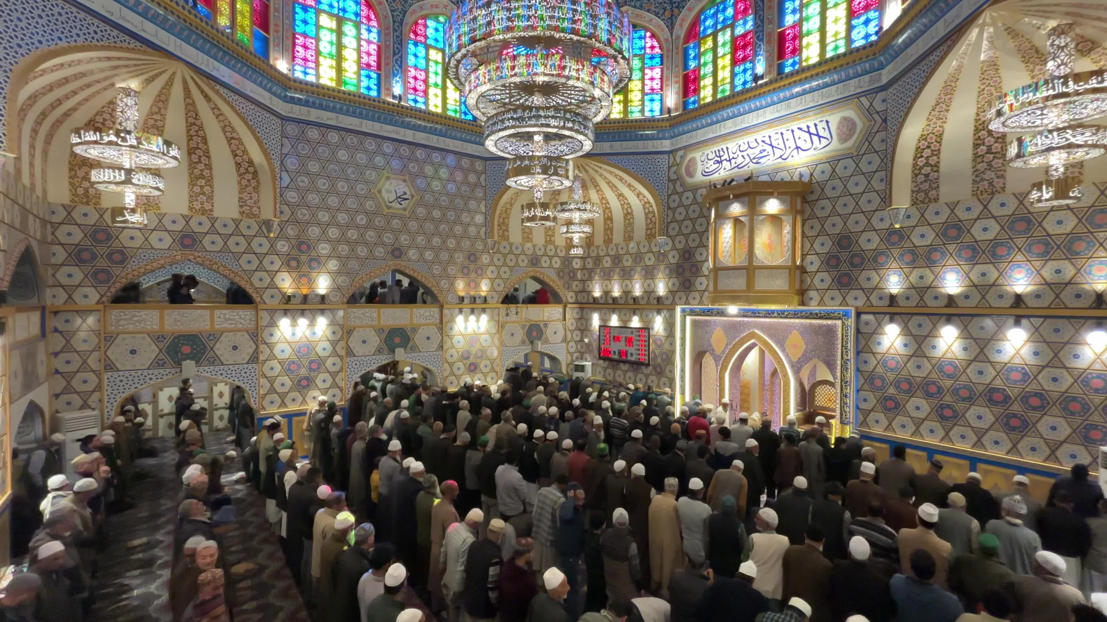 Ramadan Prayers at Hazratbal Shrine, Kashmir