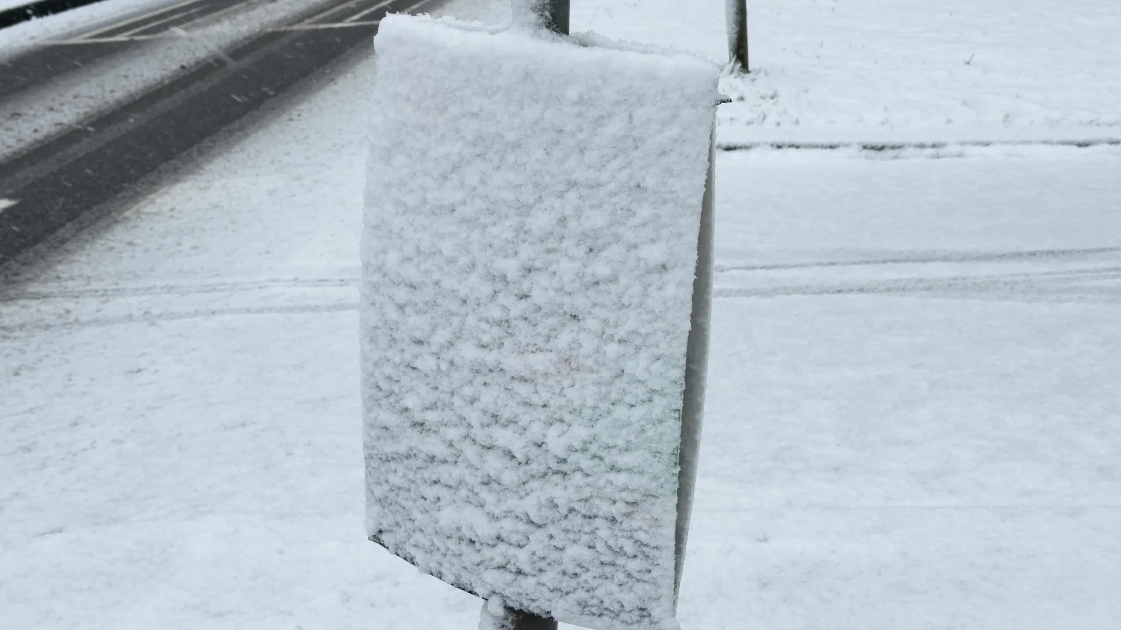 Winter Snowfall Affects the Netherlands