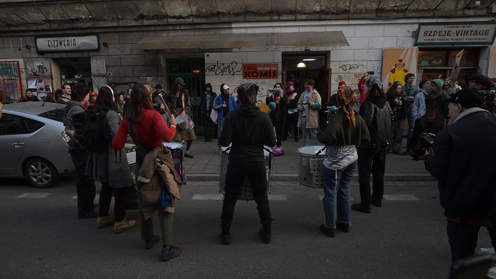 Protests Against Gentrification in Krakow's Kazimierz District