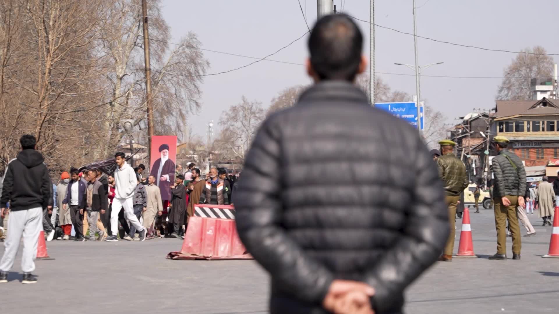 Massive Protests Erupt Across Kashmir After assassination of Iran’s Supreme Leader Ayatollah Khamenei