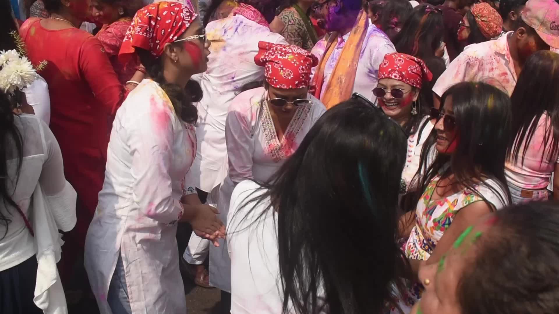 Holi Celebration In Kolkata, India