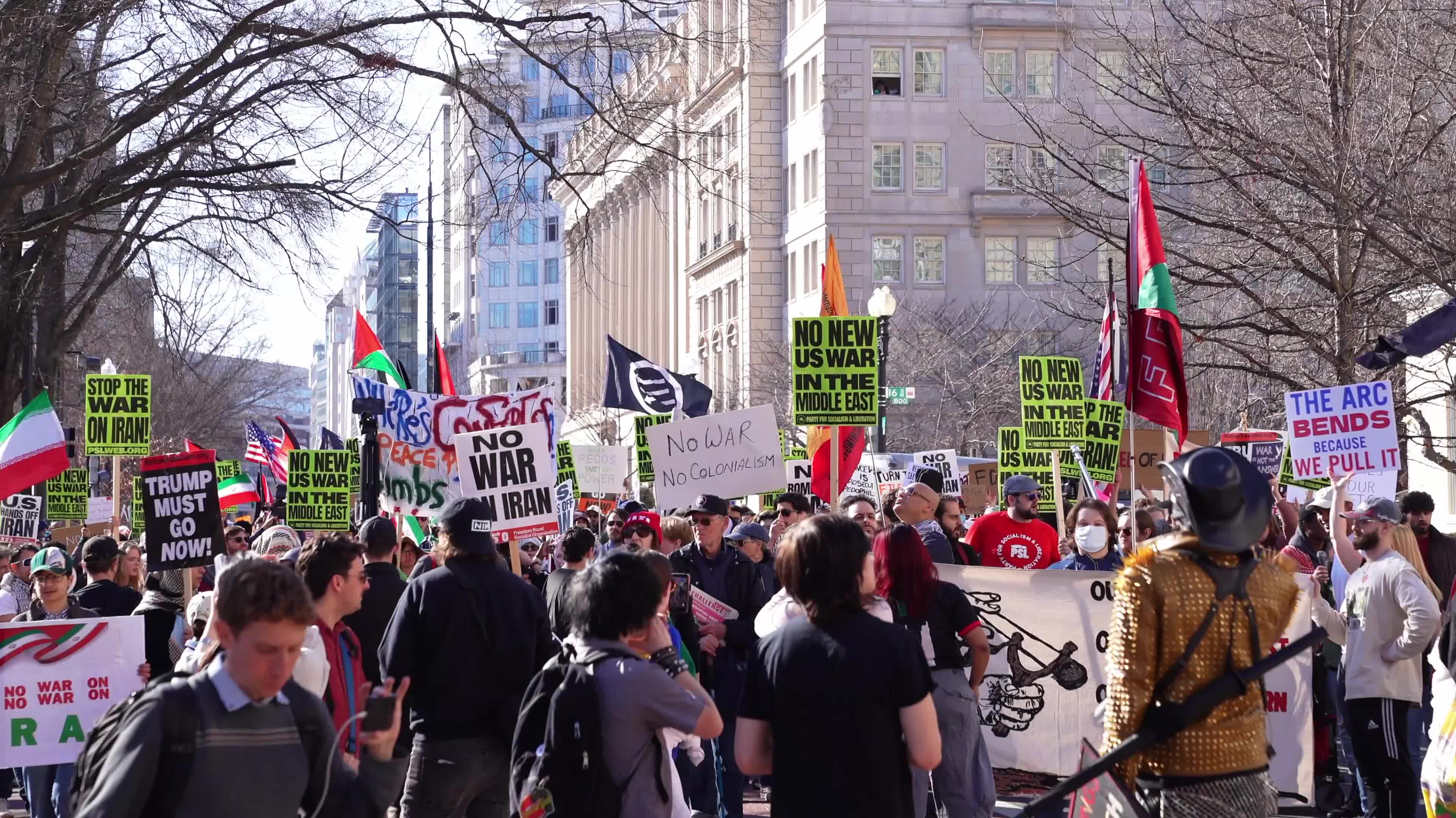 Anti War Protest In Washington DC, United States