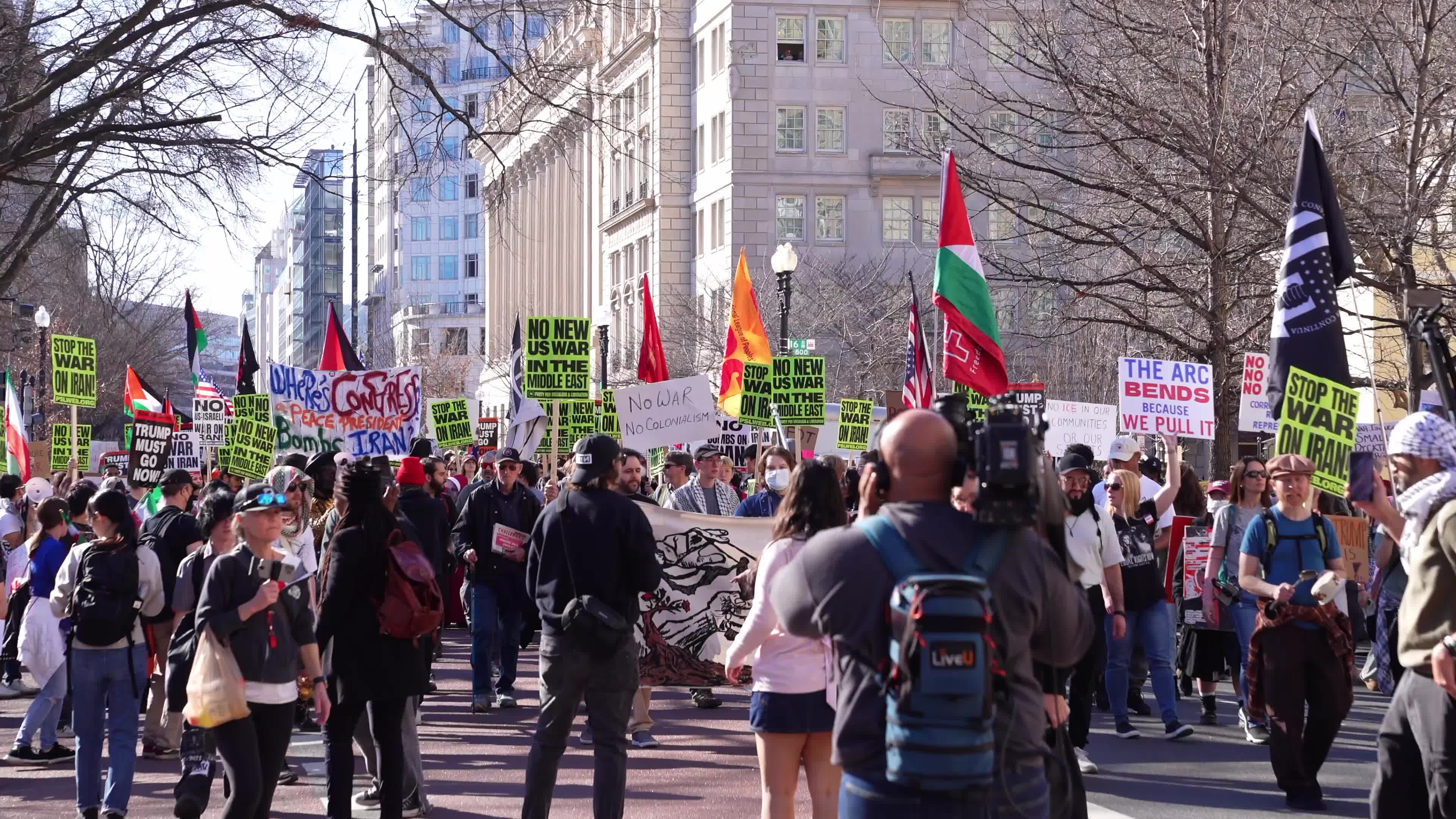 Anti War Protest In Washington DC, United States