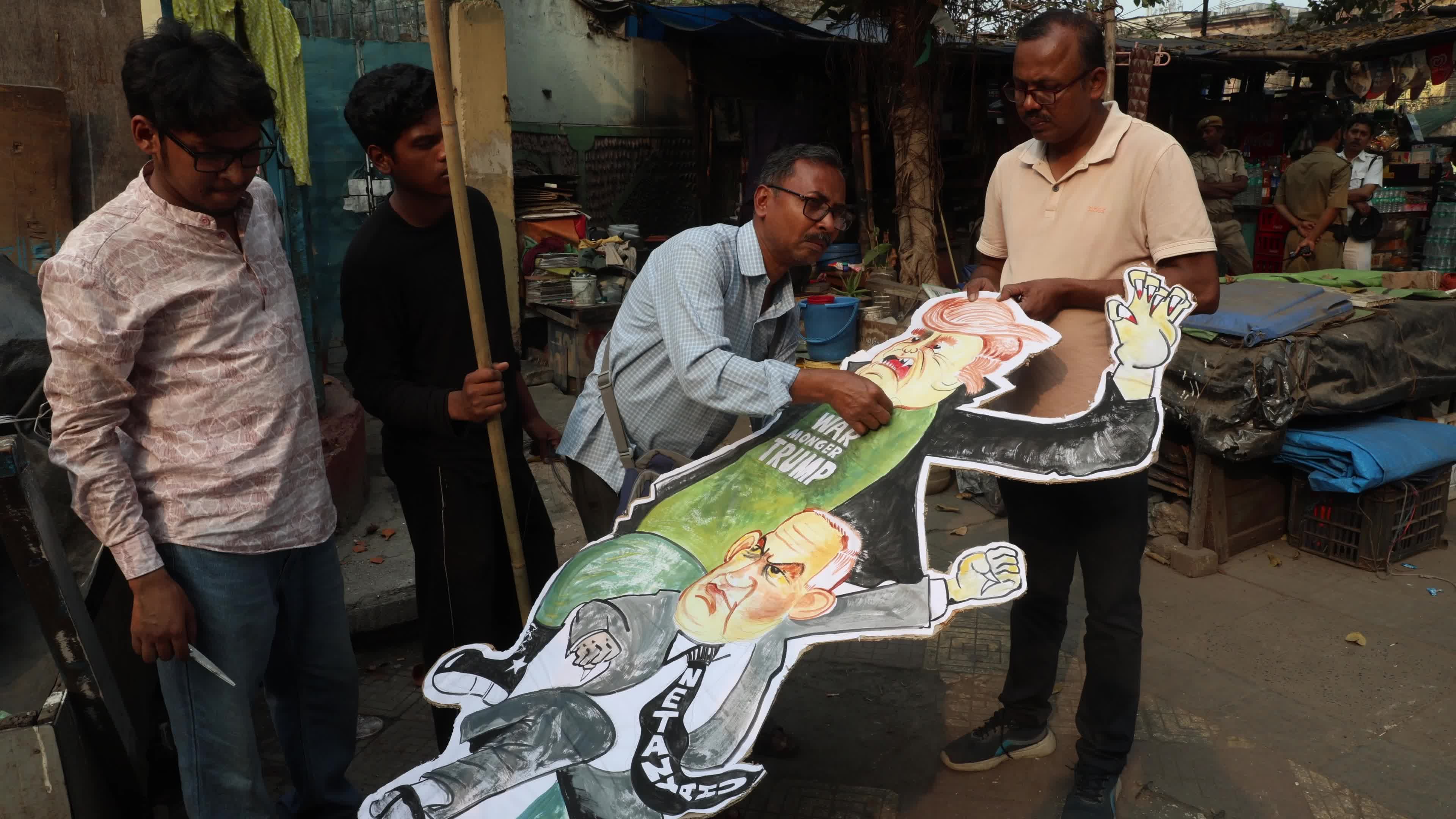 Protest March Against Killing Of Iranian Supreme Leader in Kolkata, India