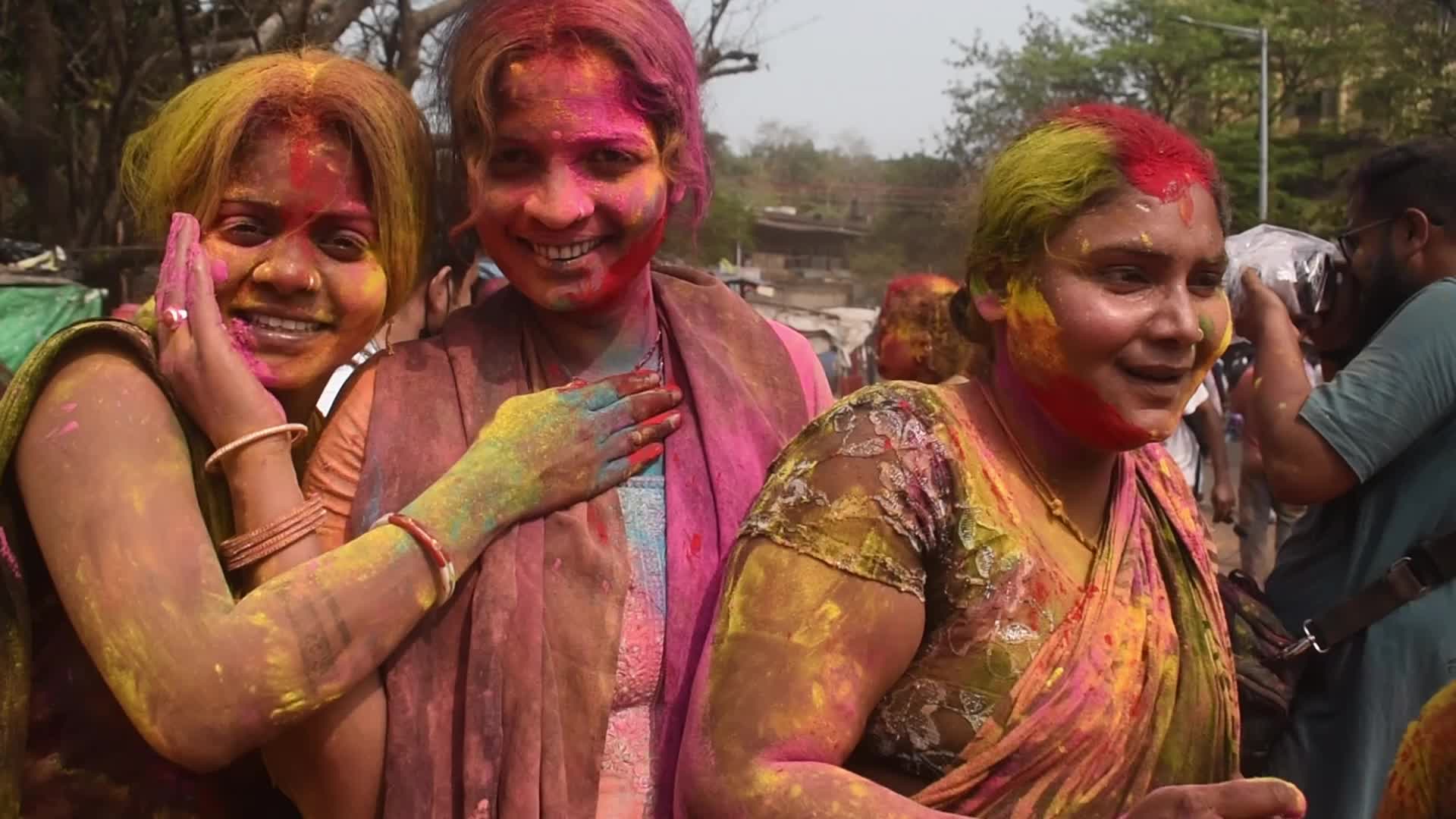 Holi Celebration In Kolkata, India