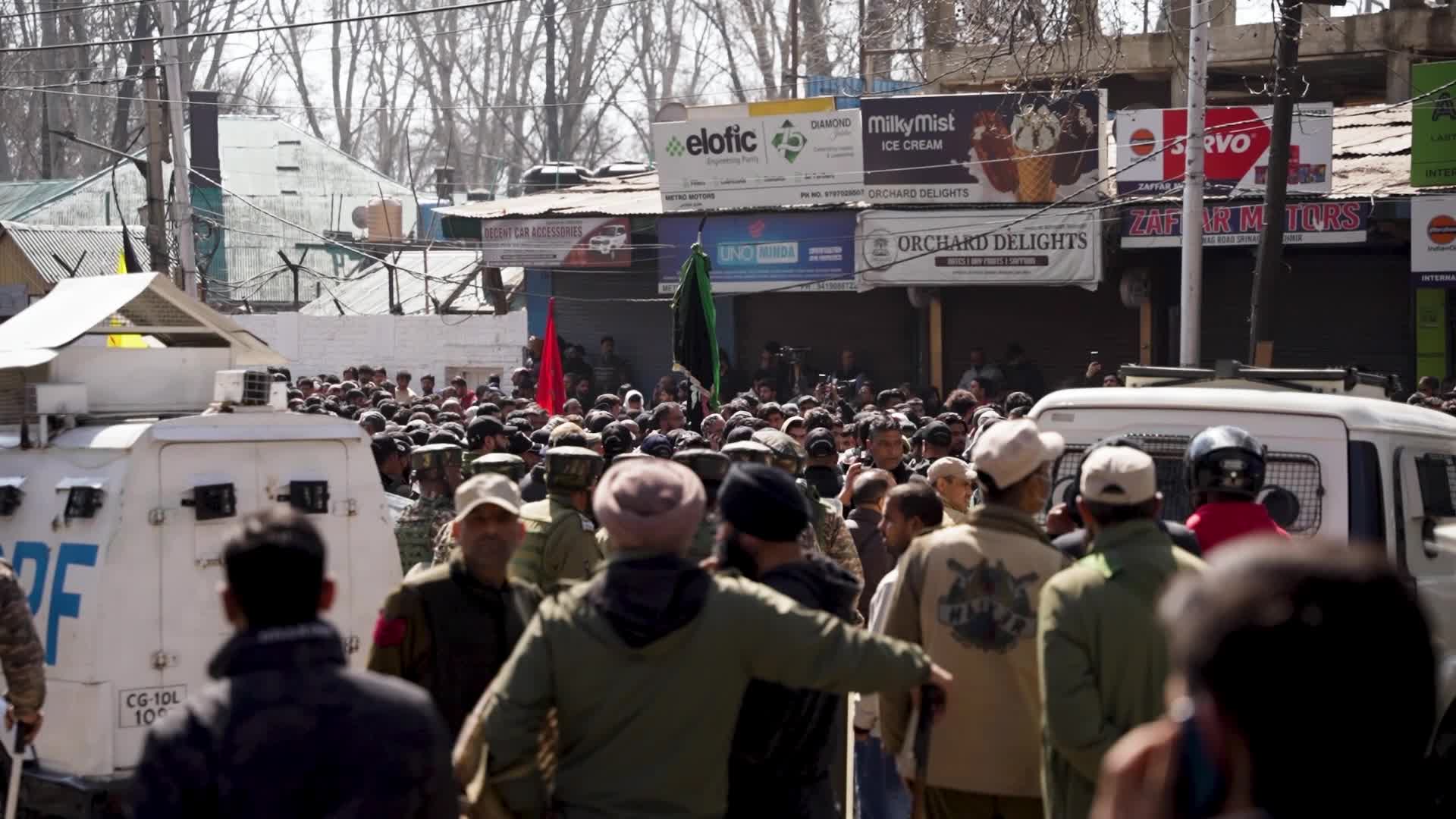 Massive Protests Erupt Across Kashmir After assassination of Iran’s Supreme Leader Ayatollah Khamenei