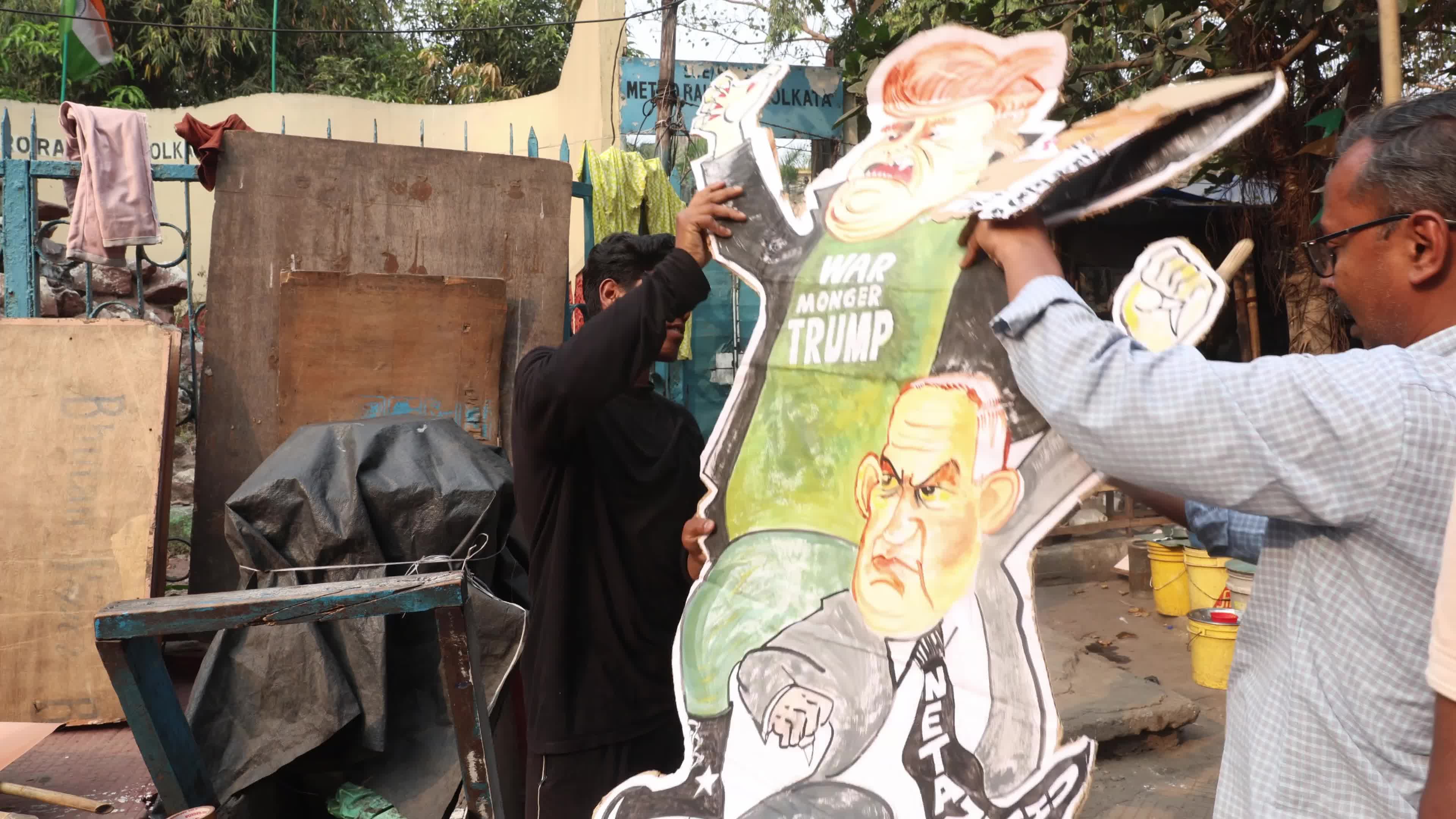 Protest March Against Killing Of Iranian Supreme Leader in Kolkata, India