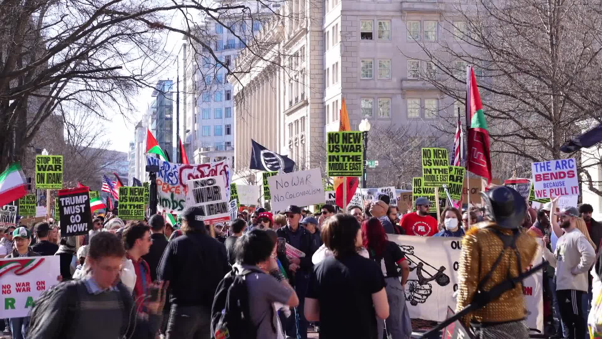 Anti War Protest In Washington DC, United States - 02/28/2026
