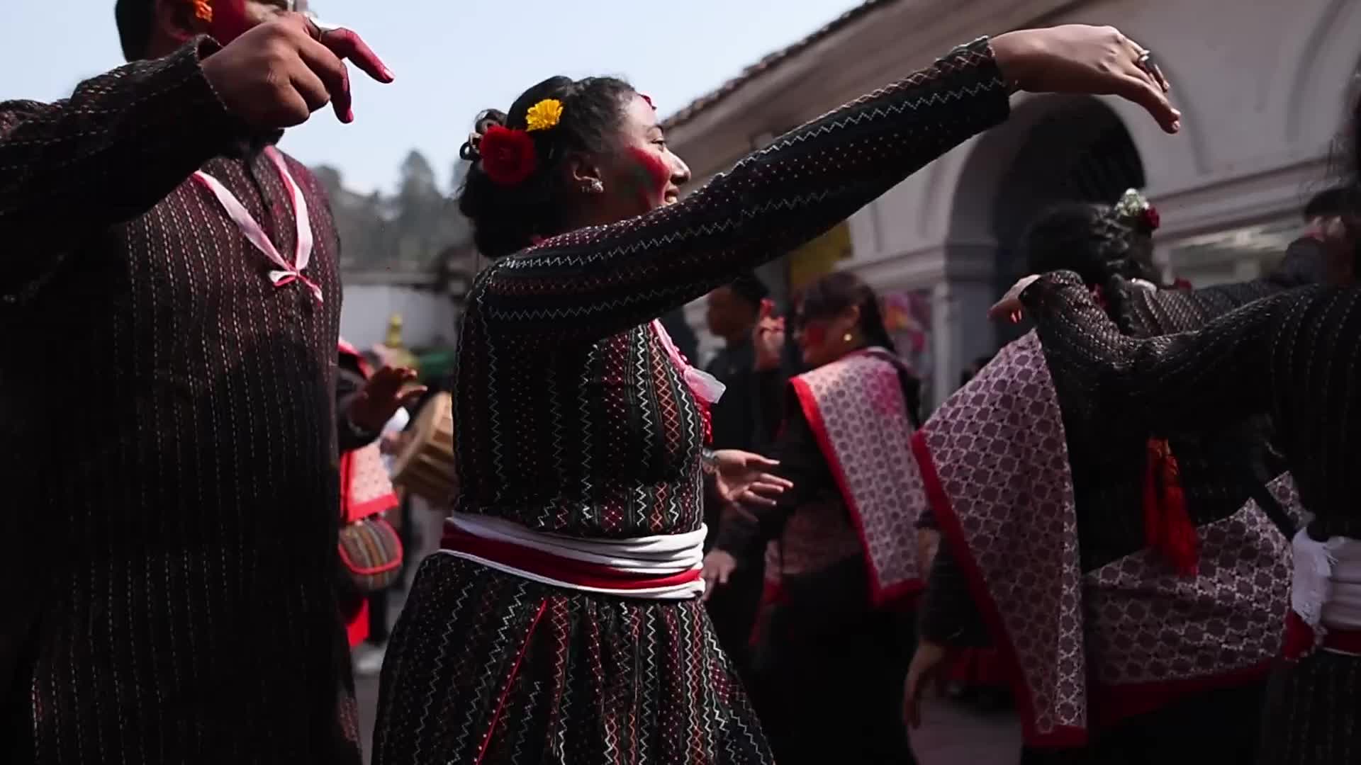 Fagu Purnima Or Holi Celebration In Nepal