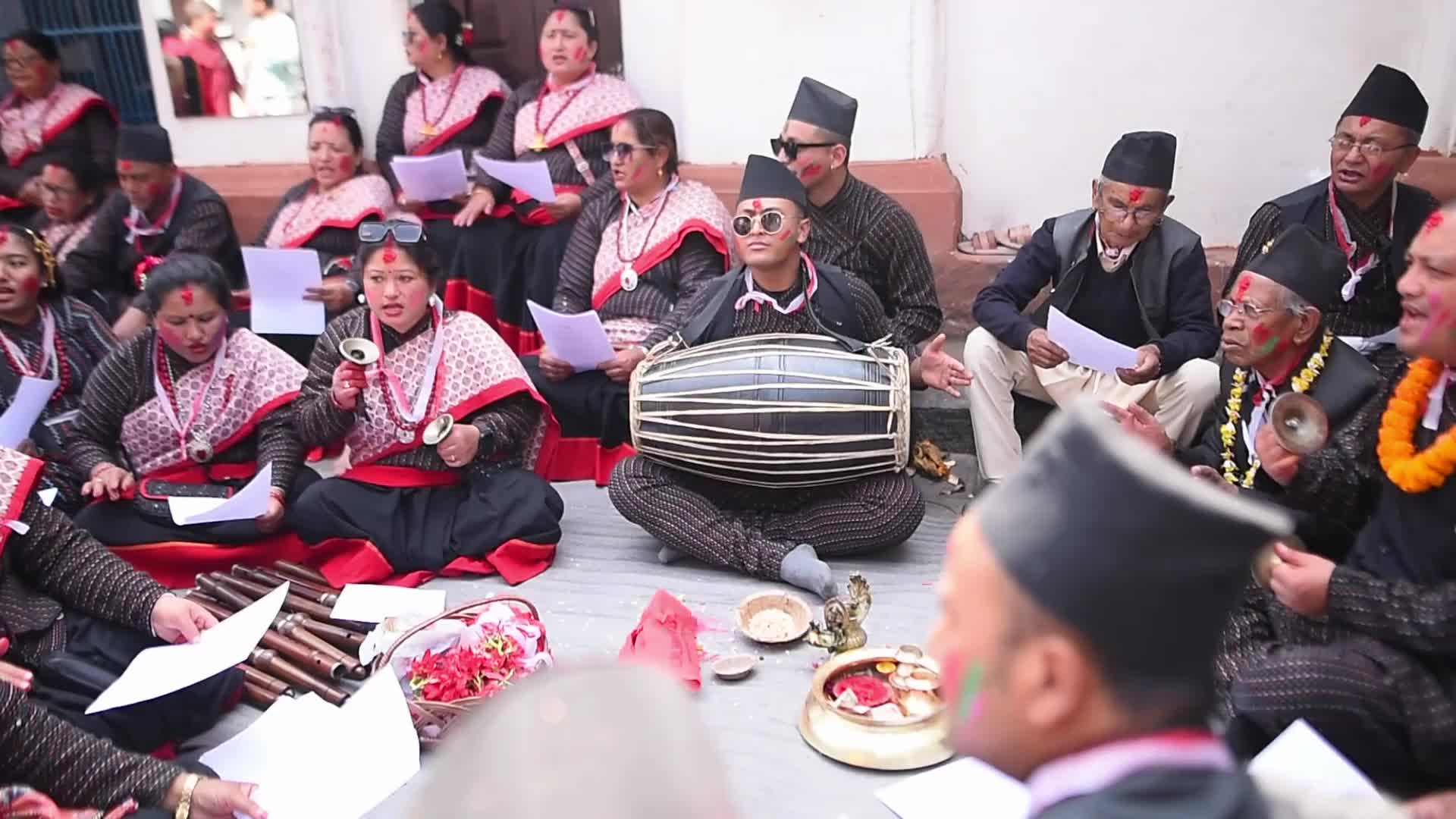 Fagu Purnima Or Holi Celebration In Nepal