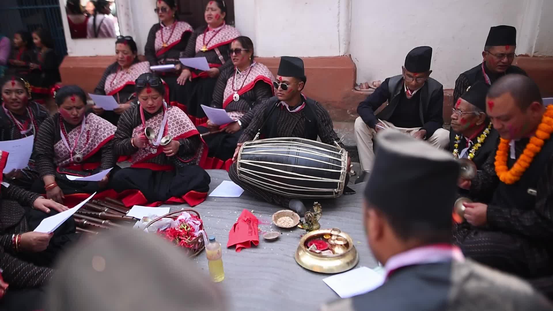 Fagu Purnima Or Holi Celebration In Nepal