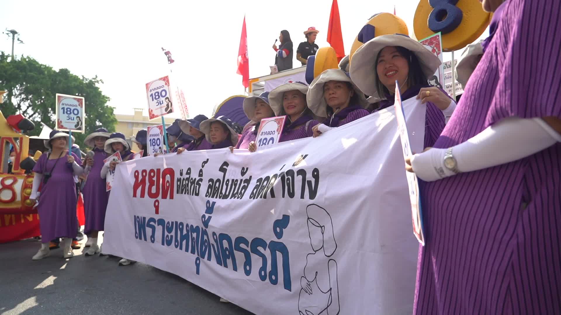 International Women's Day In Bangkok.