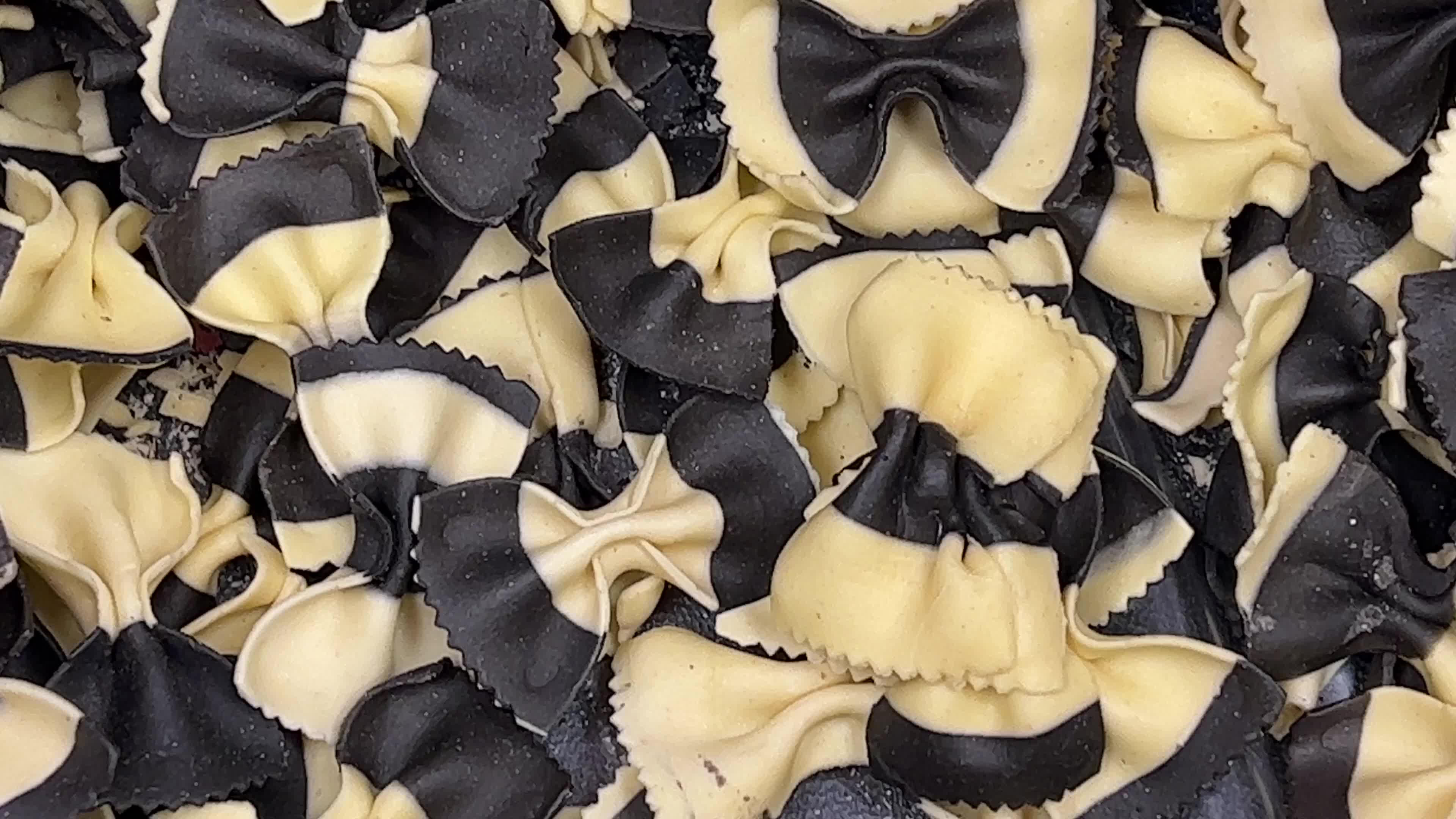 Colourful pasta
