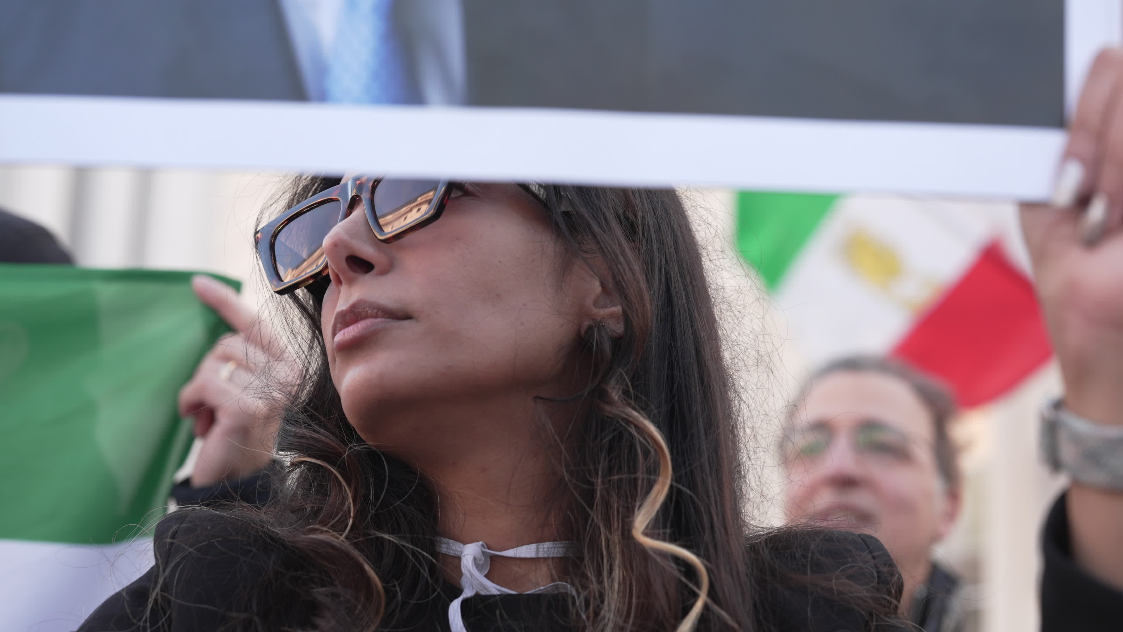 Iranian pro-monarchist rally in Warsaw