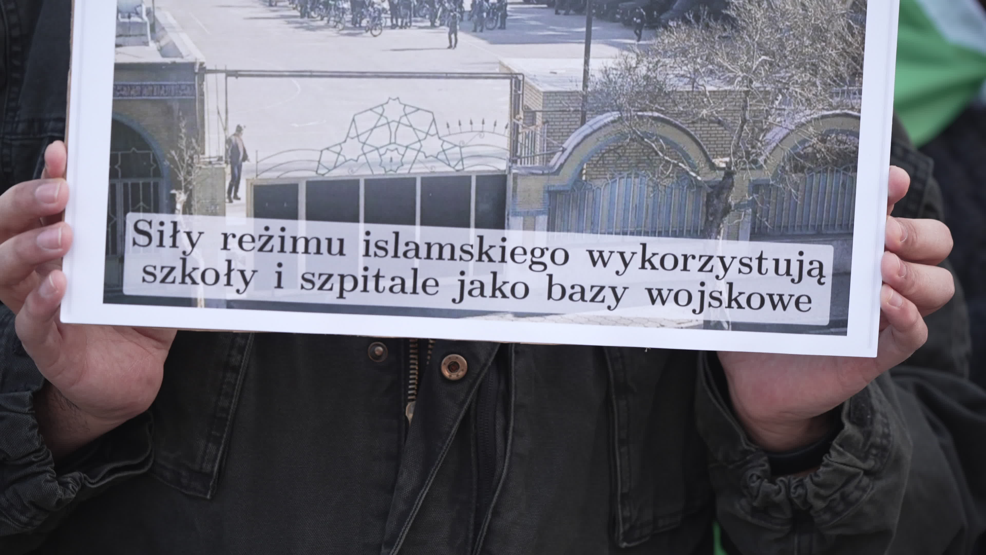 Iranian pro-monarchist rally in Warsaw