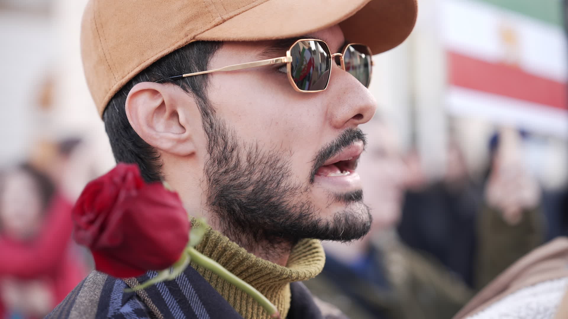 Iranian pro-monarchist rally in Warsaw
