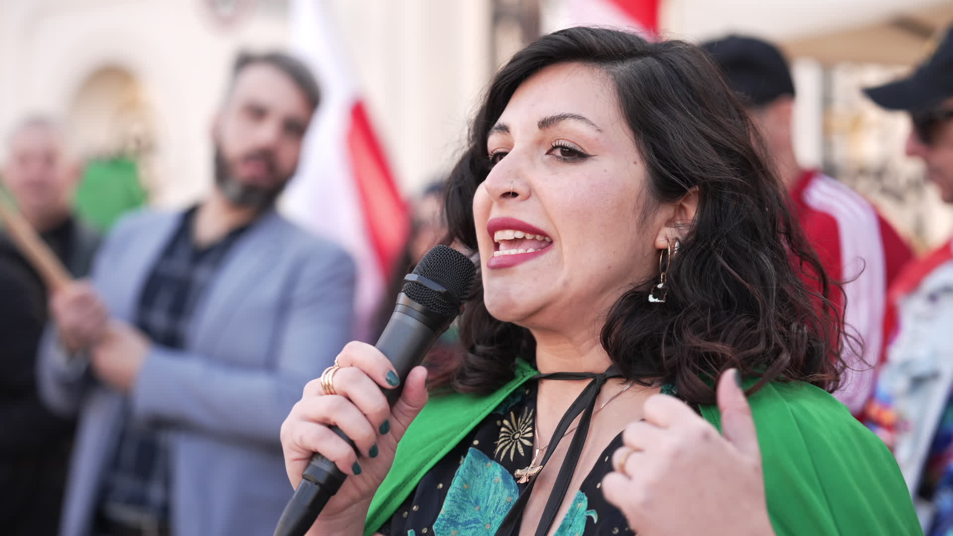 Iranian pro-monarchist rally in Warsaw