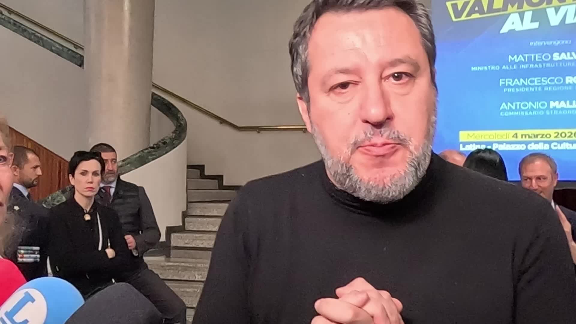 Bretella Cisterna Valmontone al Via - Conferenza con Rocca, Salvini e Mallamo