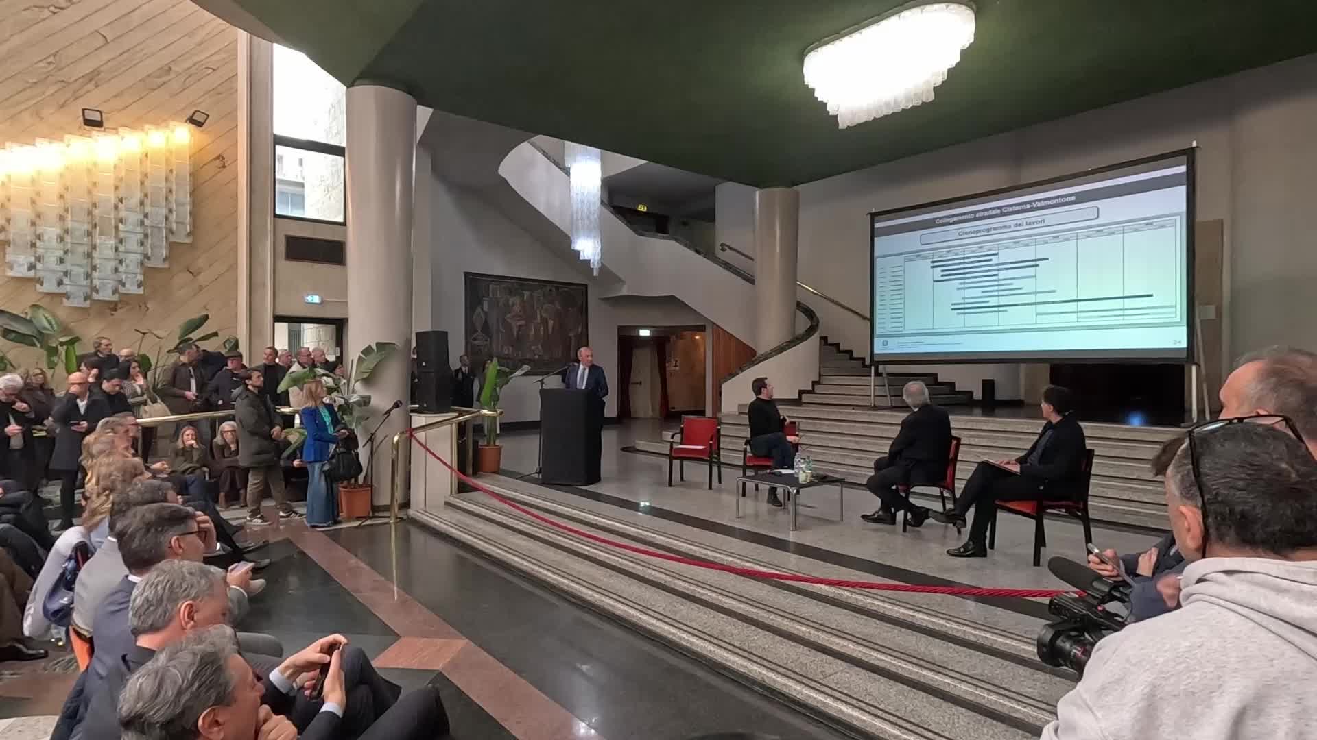 Bretella Cisterna Valmontone al Via - Conferenza con Rocca, Salvini e Mallamo